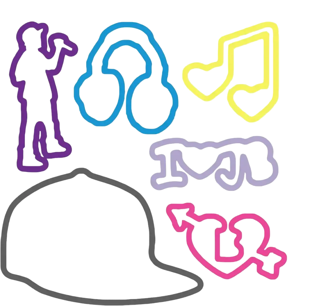 Justin Bieber silly bandz ♡ (24 pack)