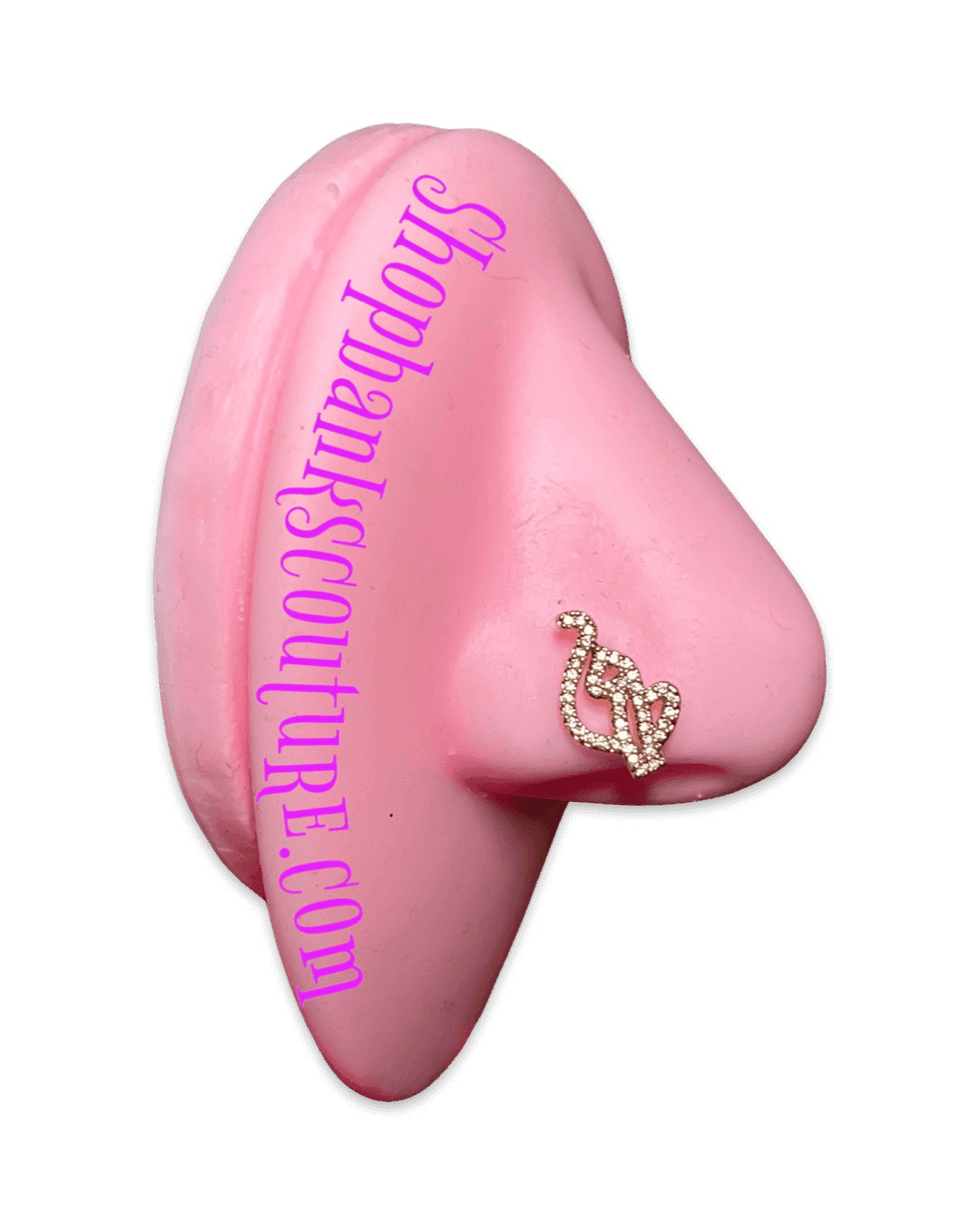 It girl nose piercing - gold