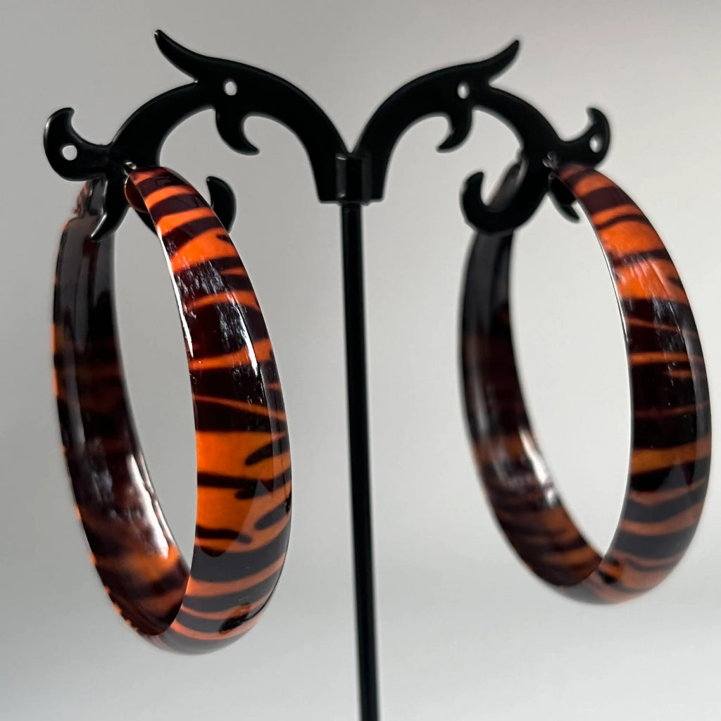 Zebra hoops - Orange