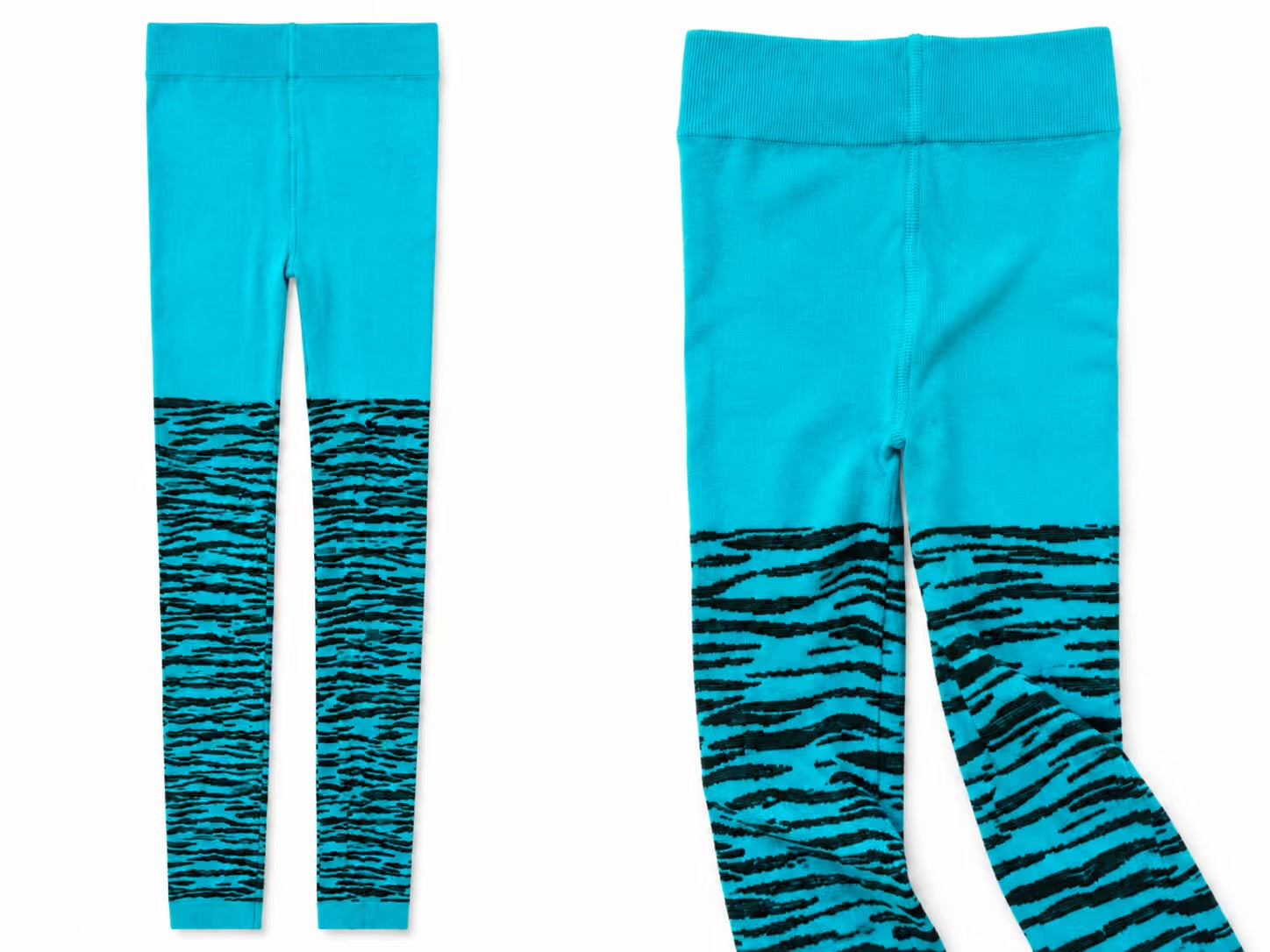 Coolest in the room blue zebra print leggings