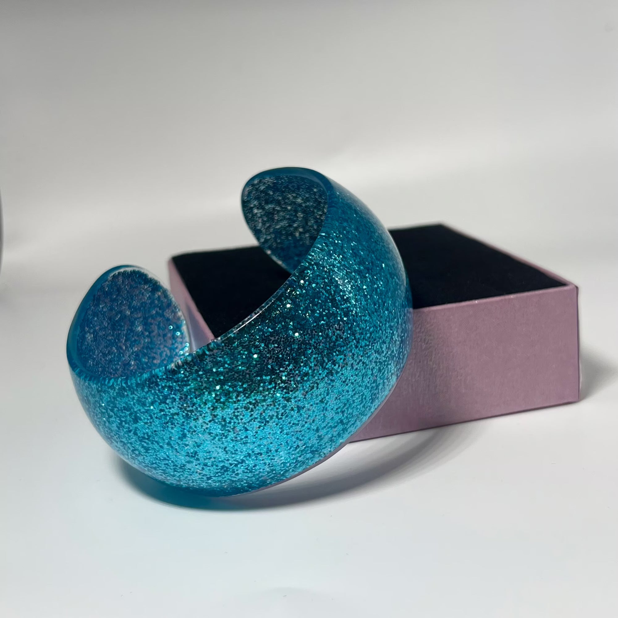 Slumber party glitter bangles
