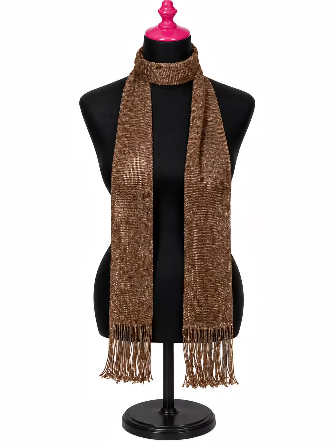 The brown Dakota scarf