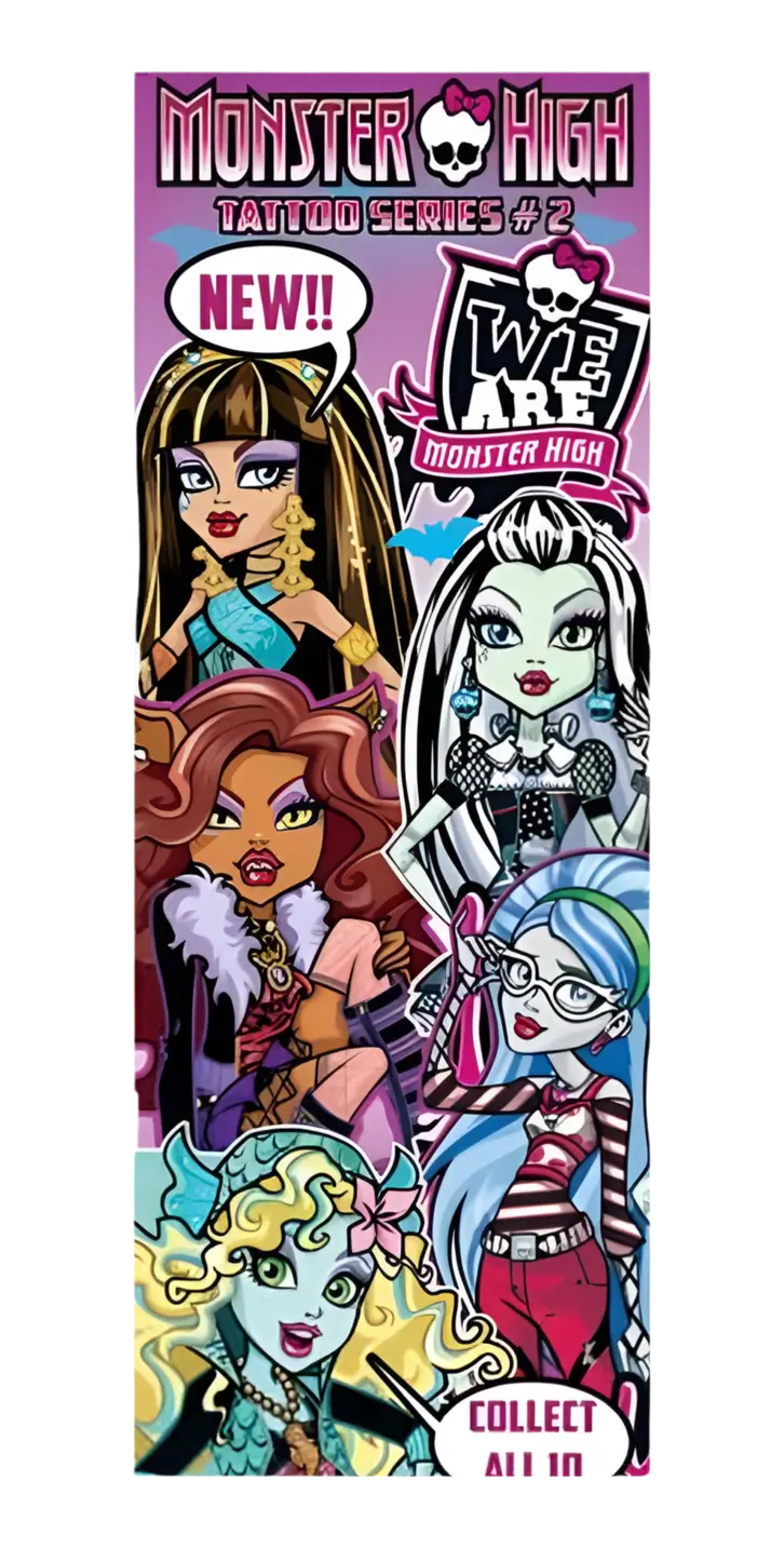 Monster high temporary tattoos ♡