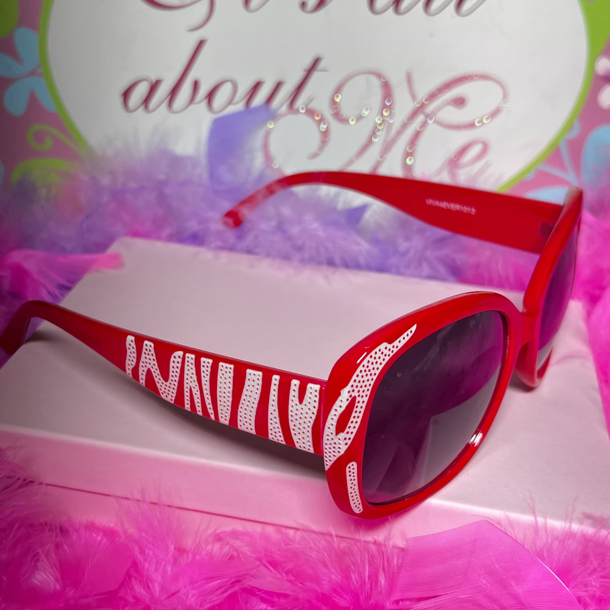 Hailie zebra sunglasses