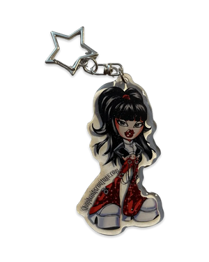 Jade bratz glitter keychain ☆