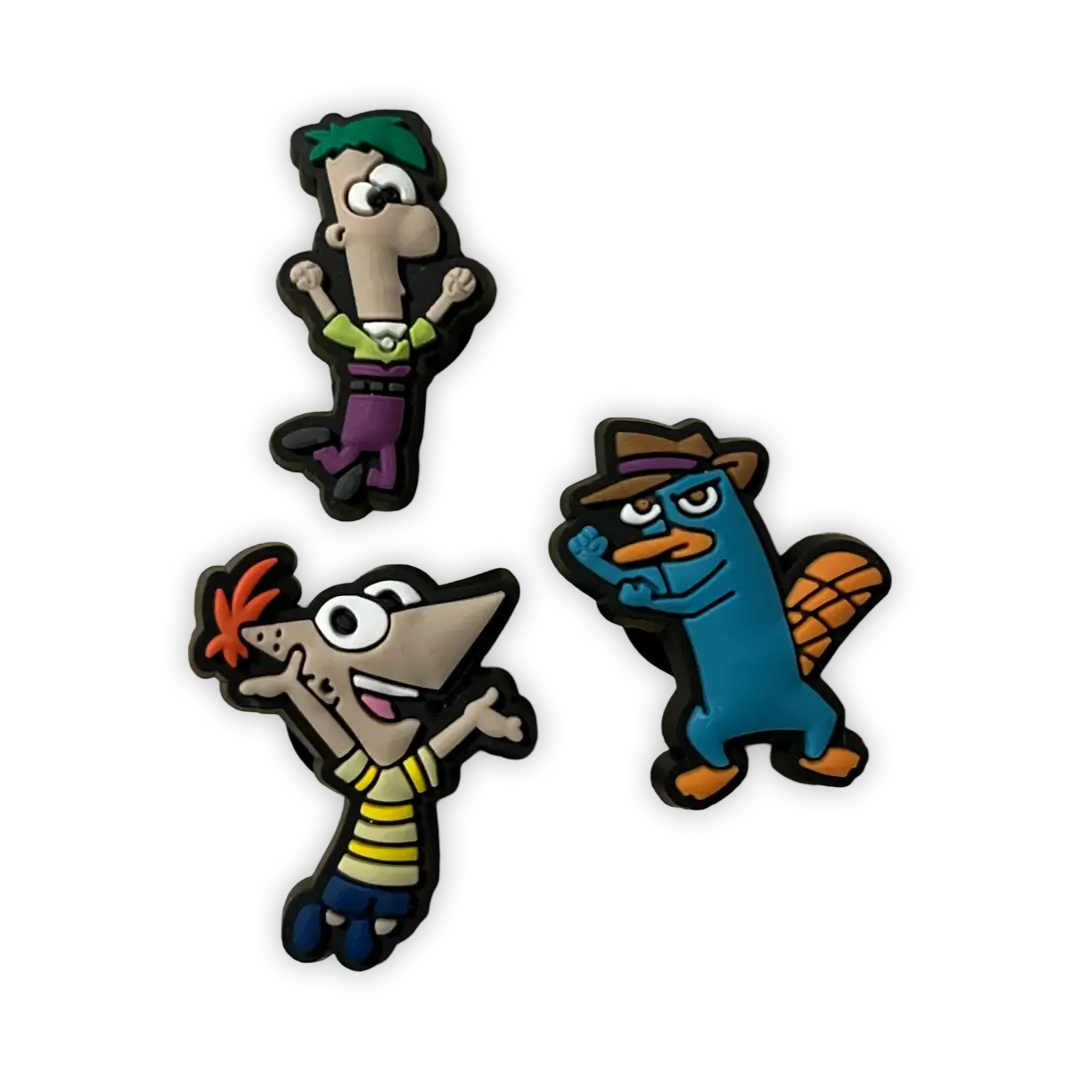 Phineas and ferb croc charms ☆
