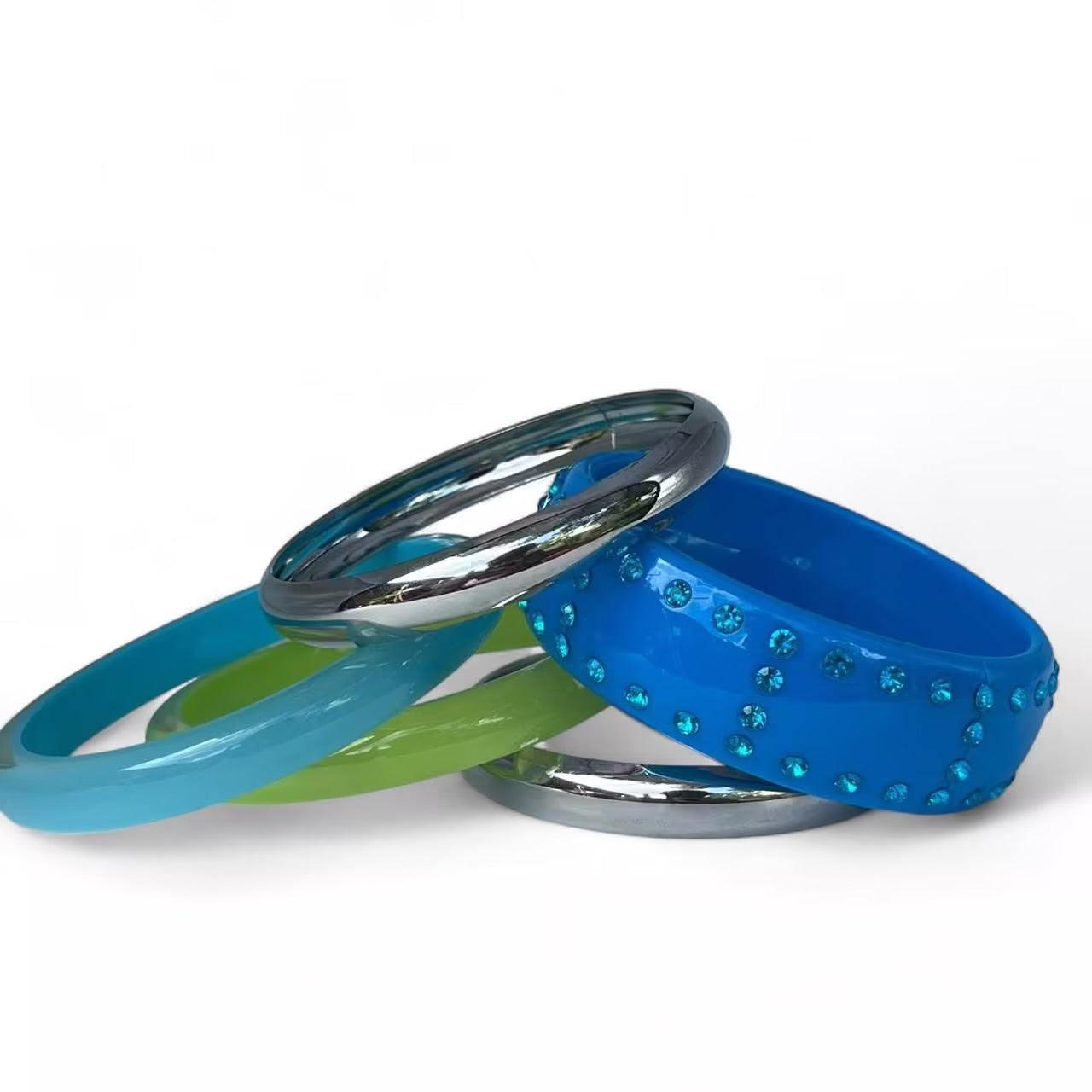 Moxie bling bangle bracelet set