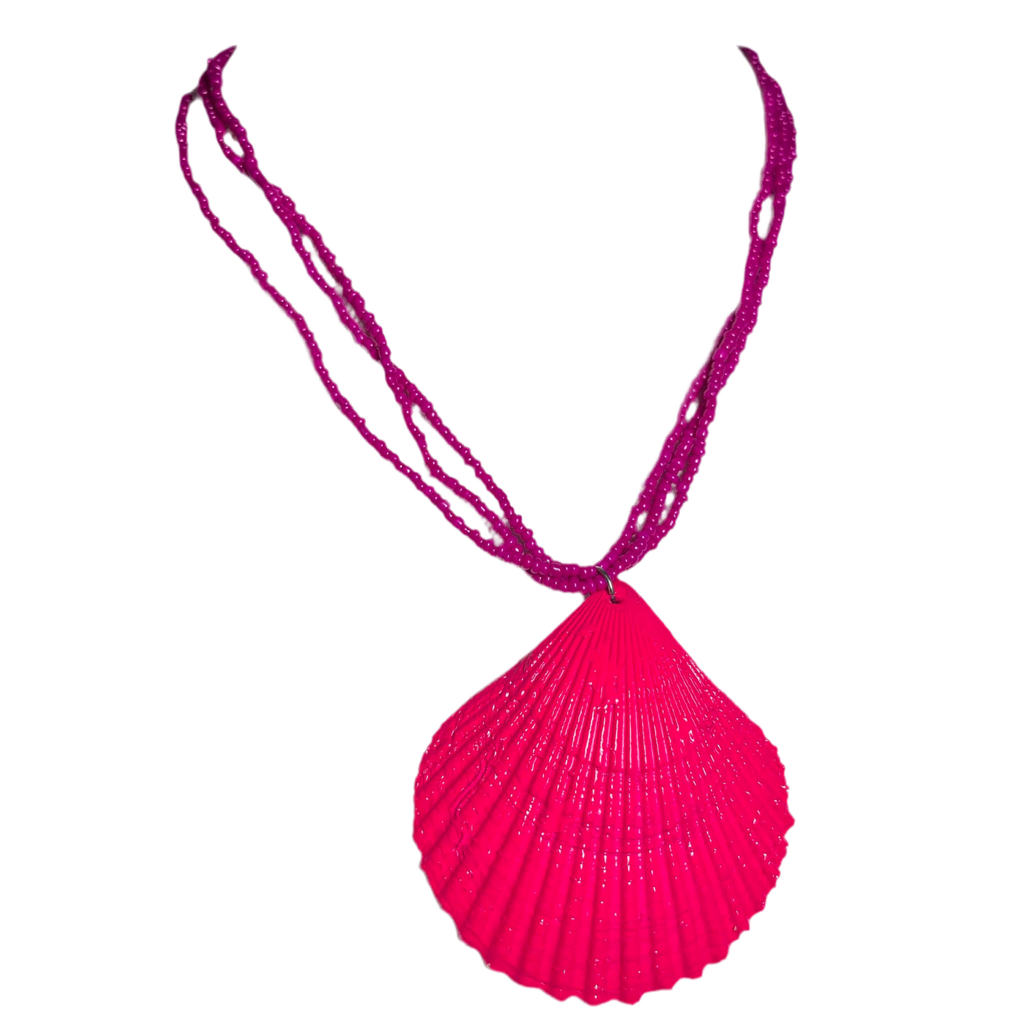 Caribbean shell necklaces
