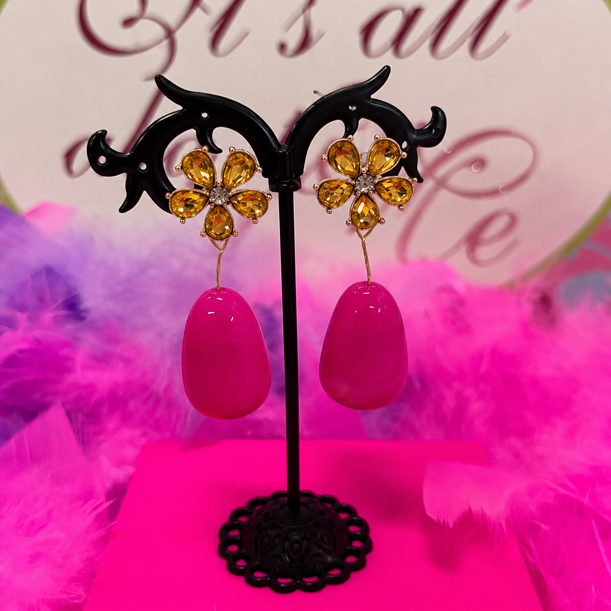 Total princess earrings