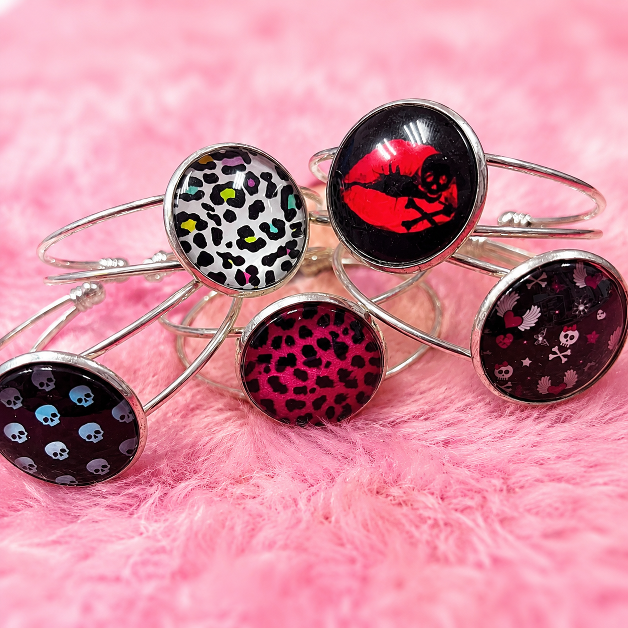 Stainless steel bracelet cuffs