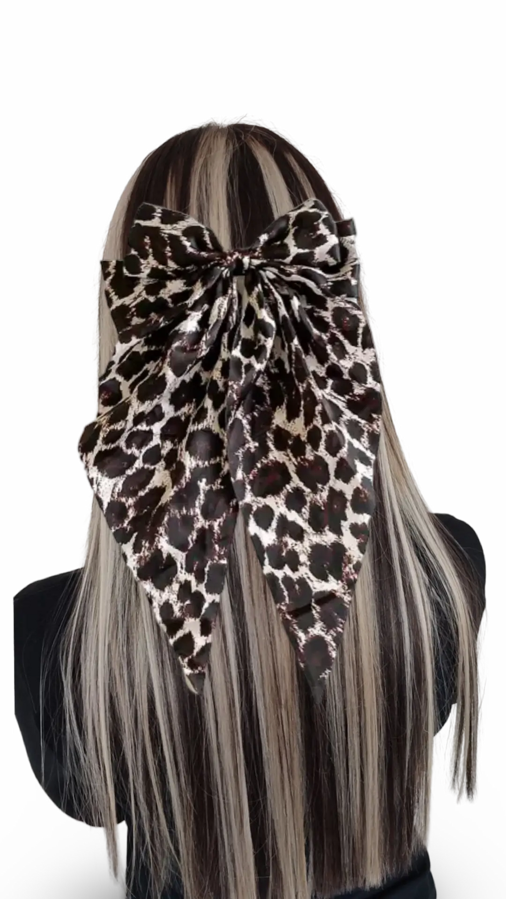 Just a girl jumbo leopard bows