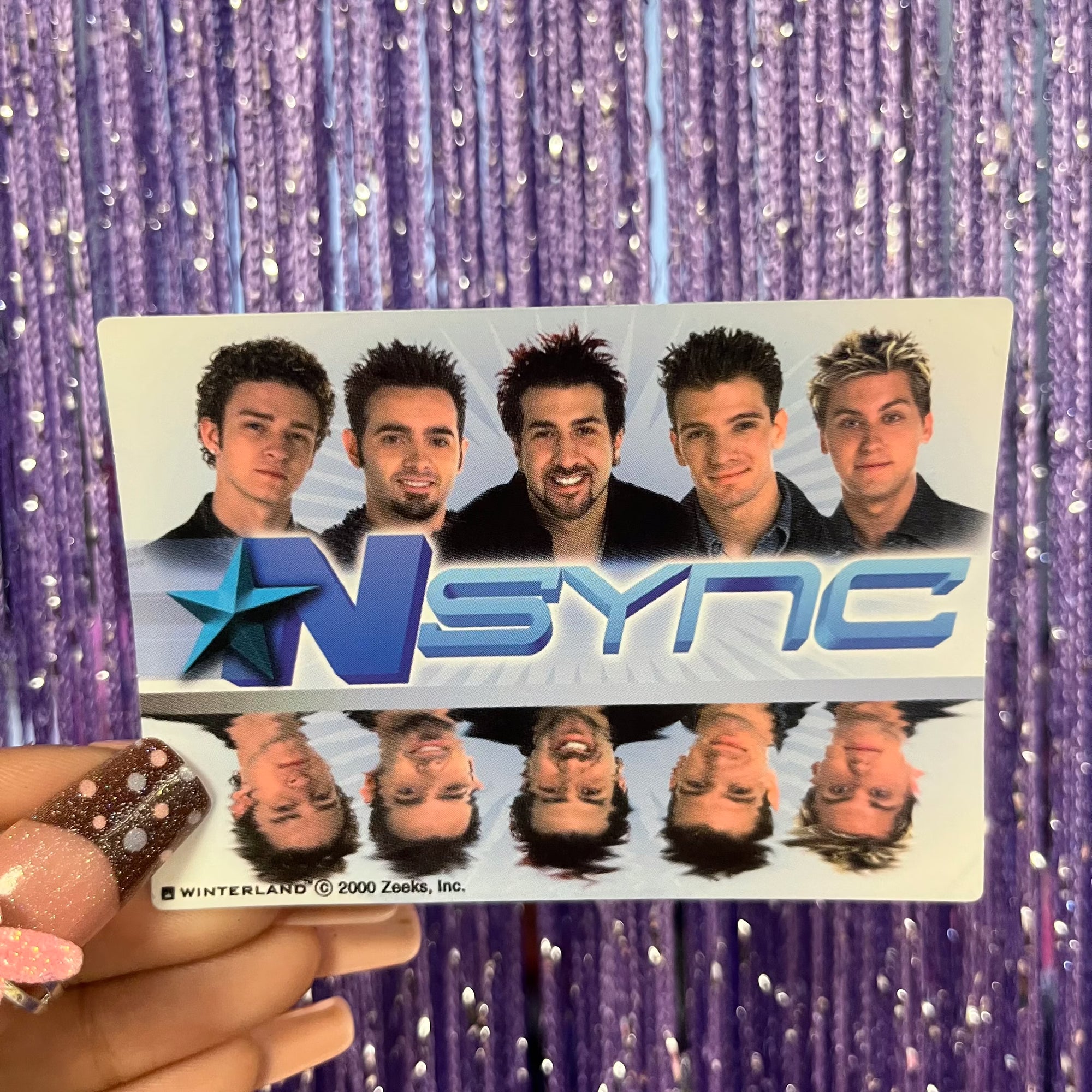 Vintage nSYNC stickers