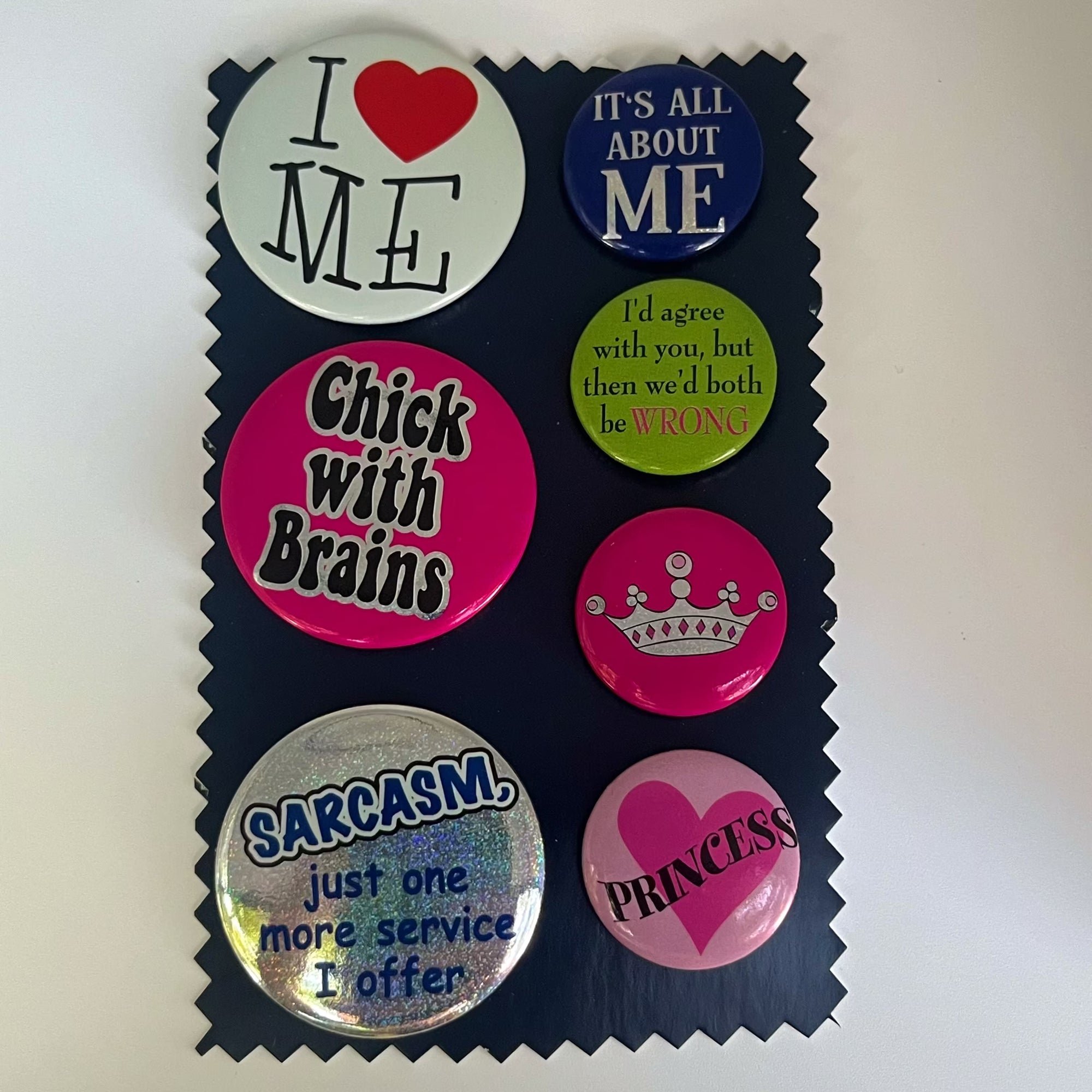 Enamel brooch pin sets