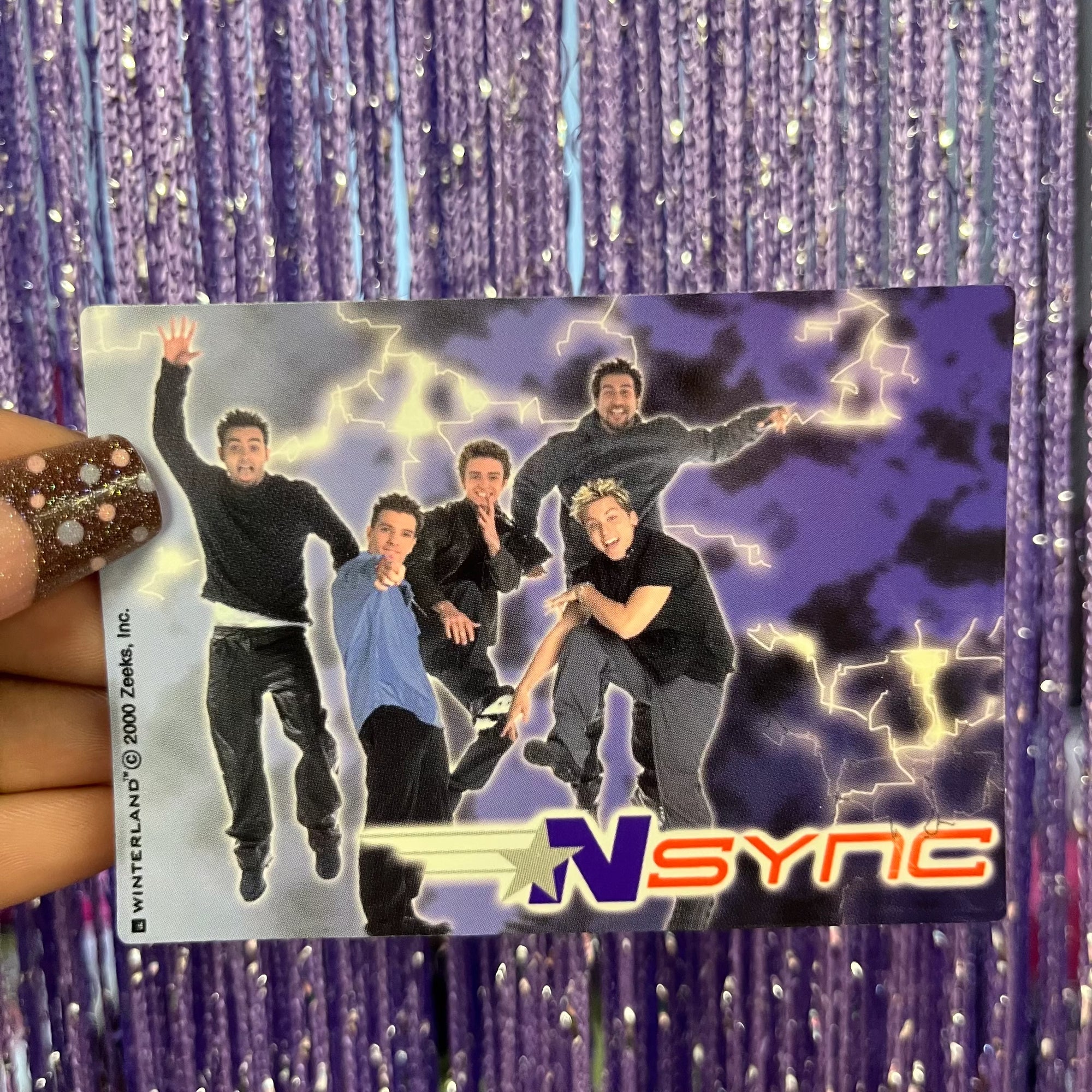 Vintage nSYNC stickers