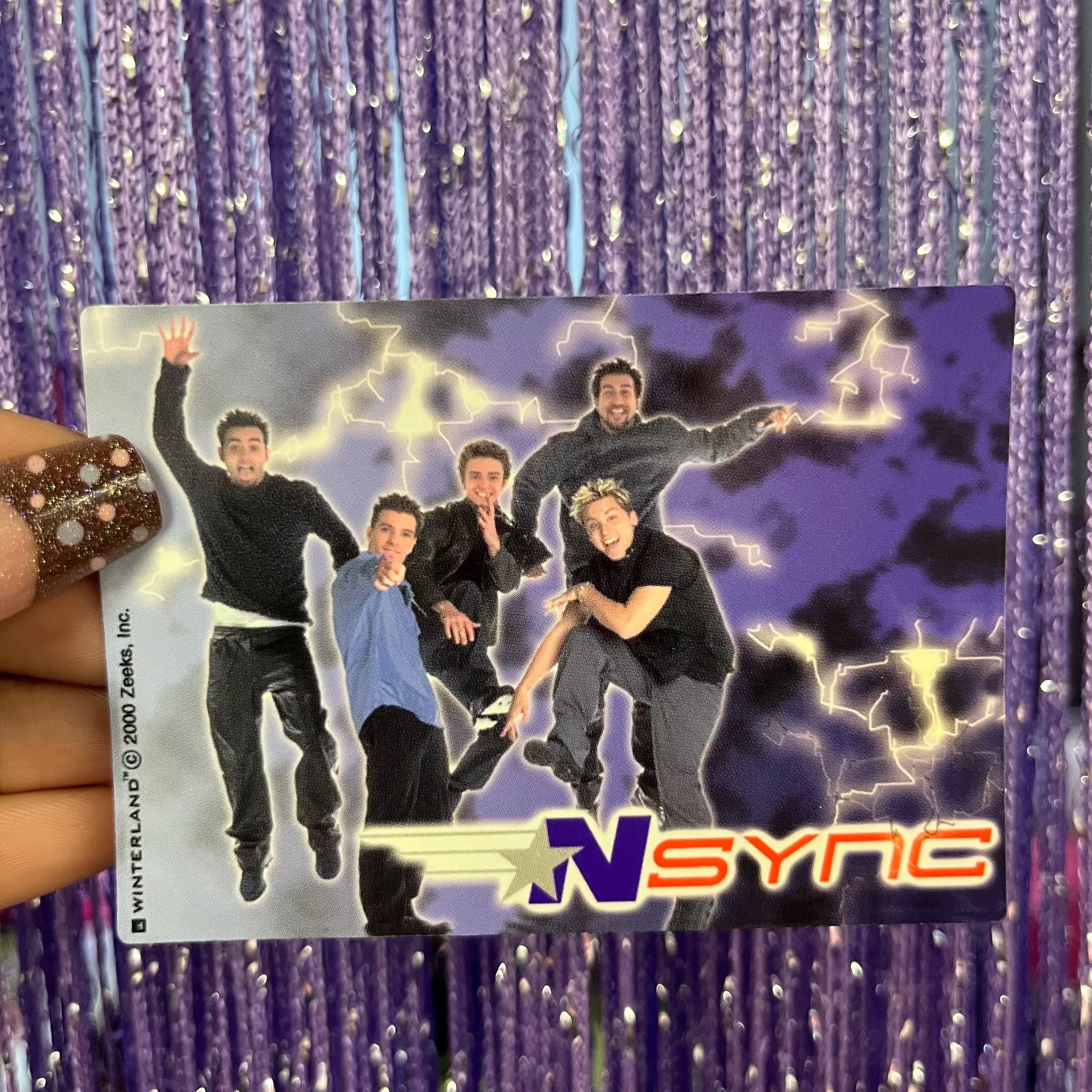 Vintage nSYNC stickers