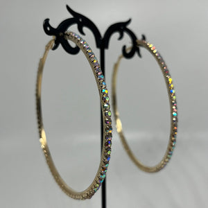 Stunna girl gold hoop earrings