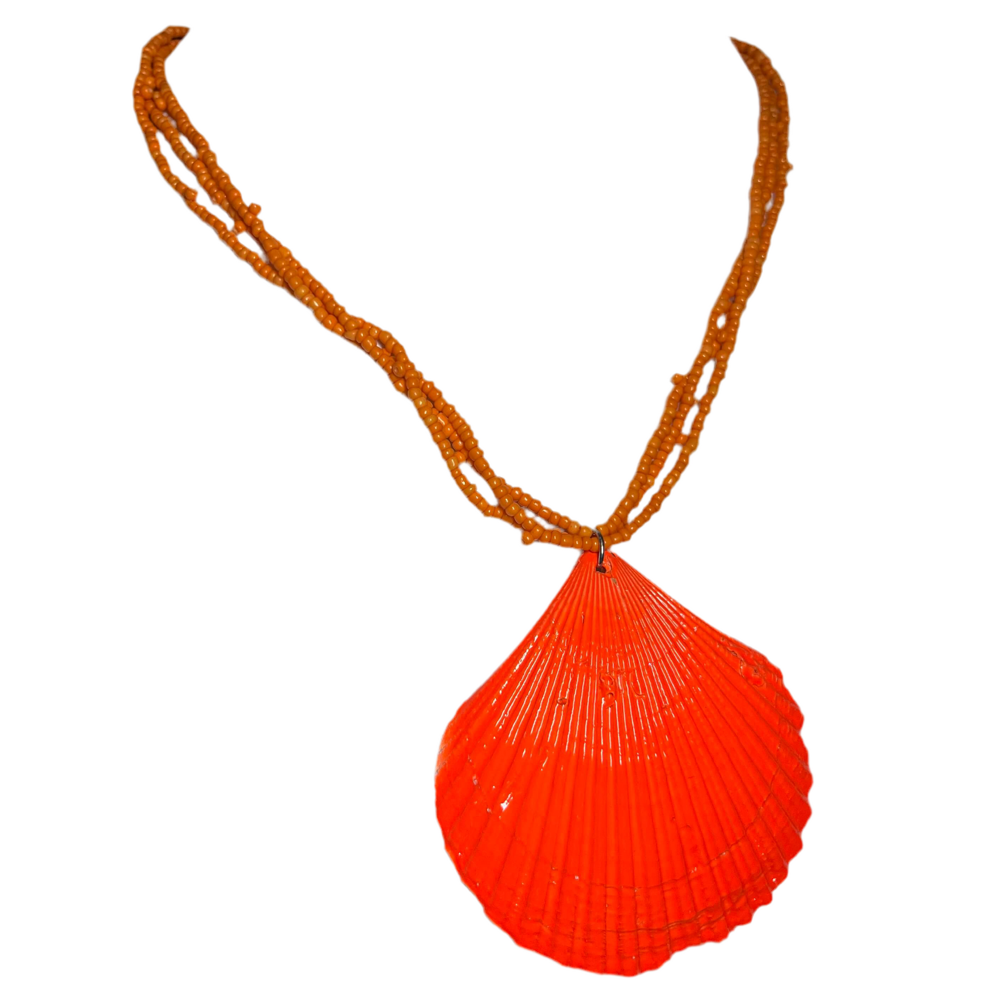 Caribbean shell necklaces