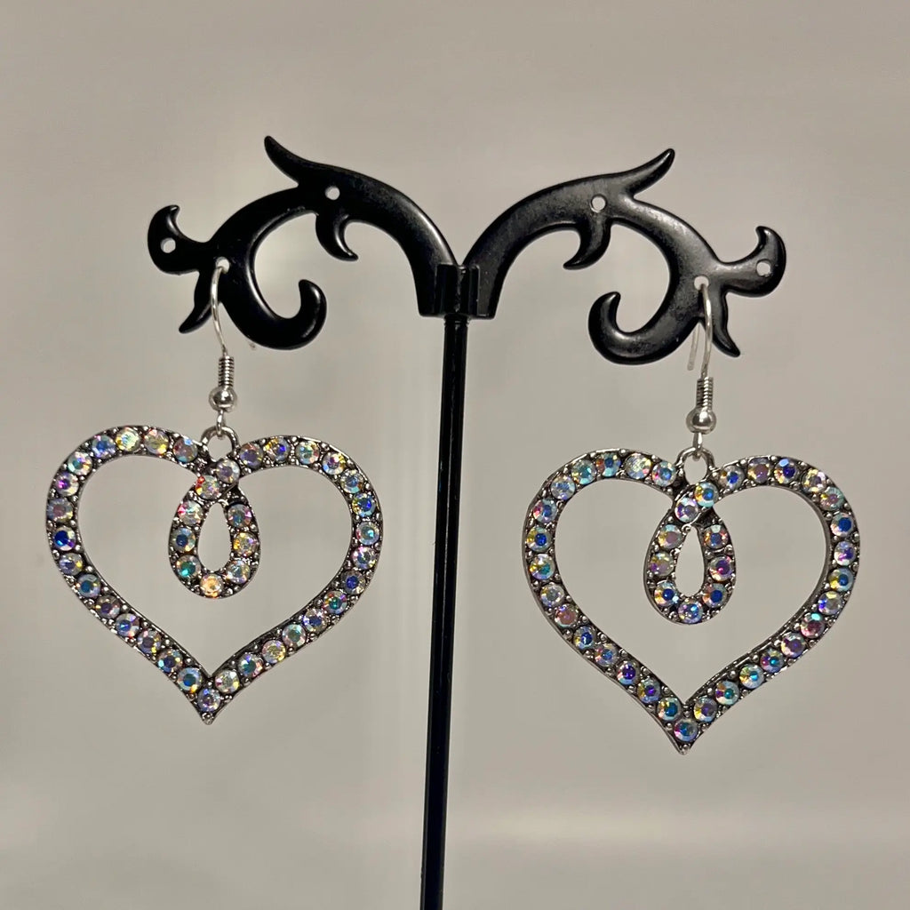 Sacred heart earrings