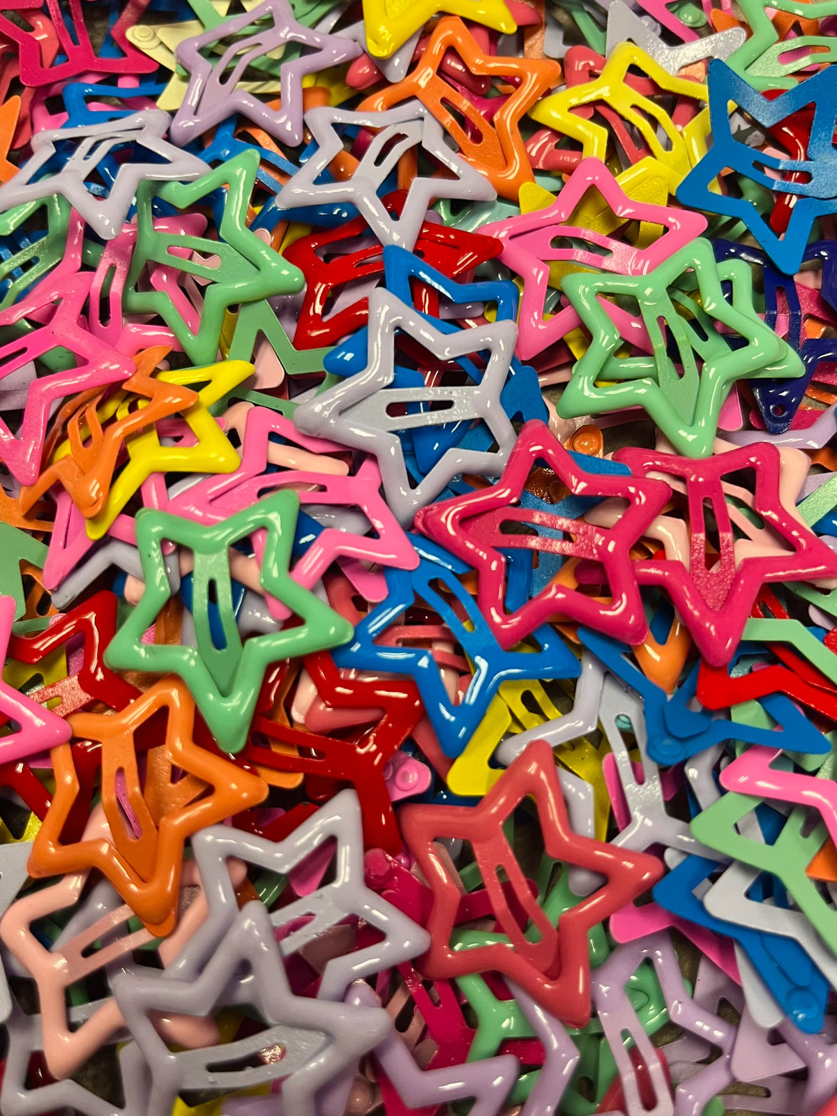 10 piece Star hair clips