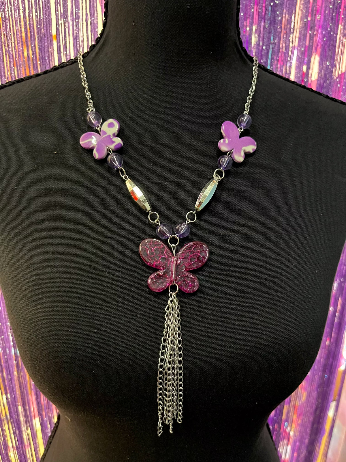 2002 pixie promises butterfly necklace