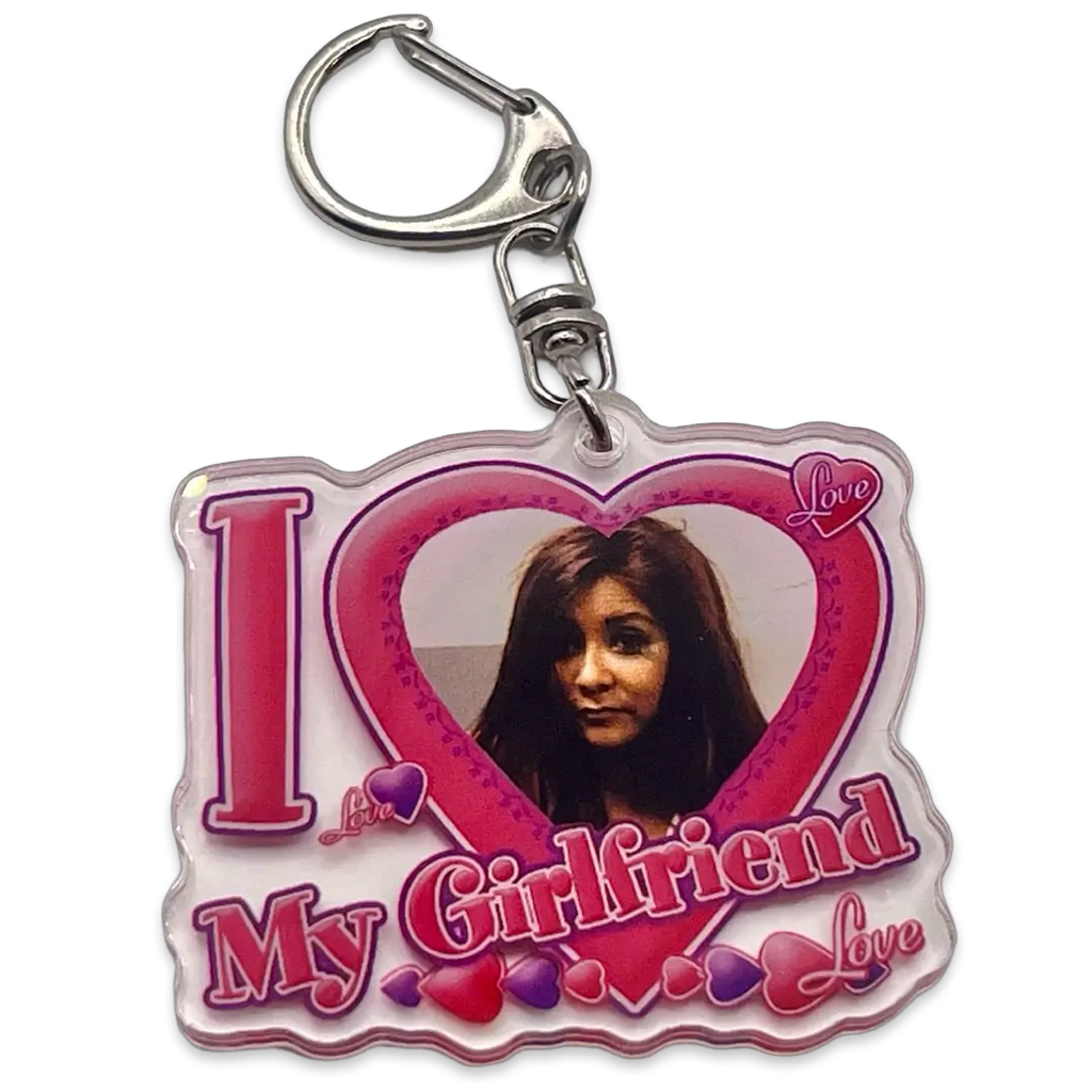 I love my girlfriend keychain - Snooki