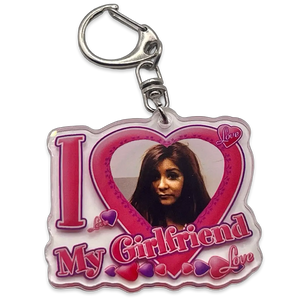 I love my girlfriend keychain - Snooki