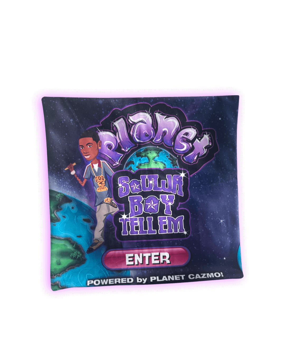 Planet Soulja boy pillow case ☆