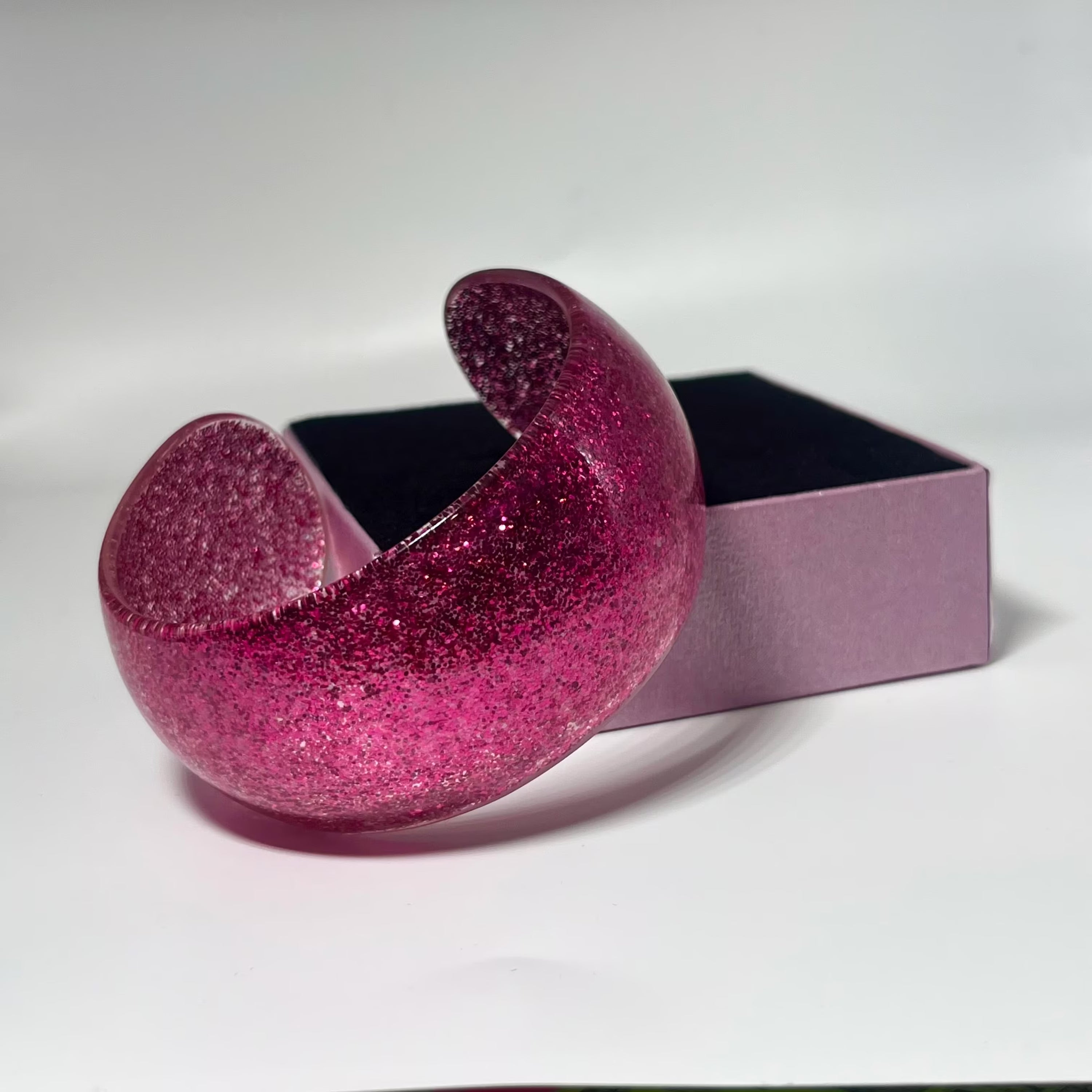 Slumber party glitter bangles