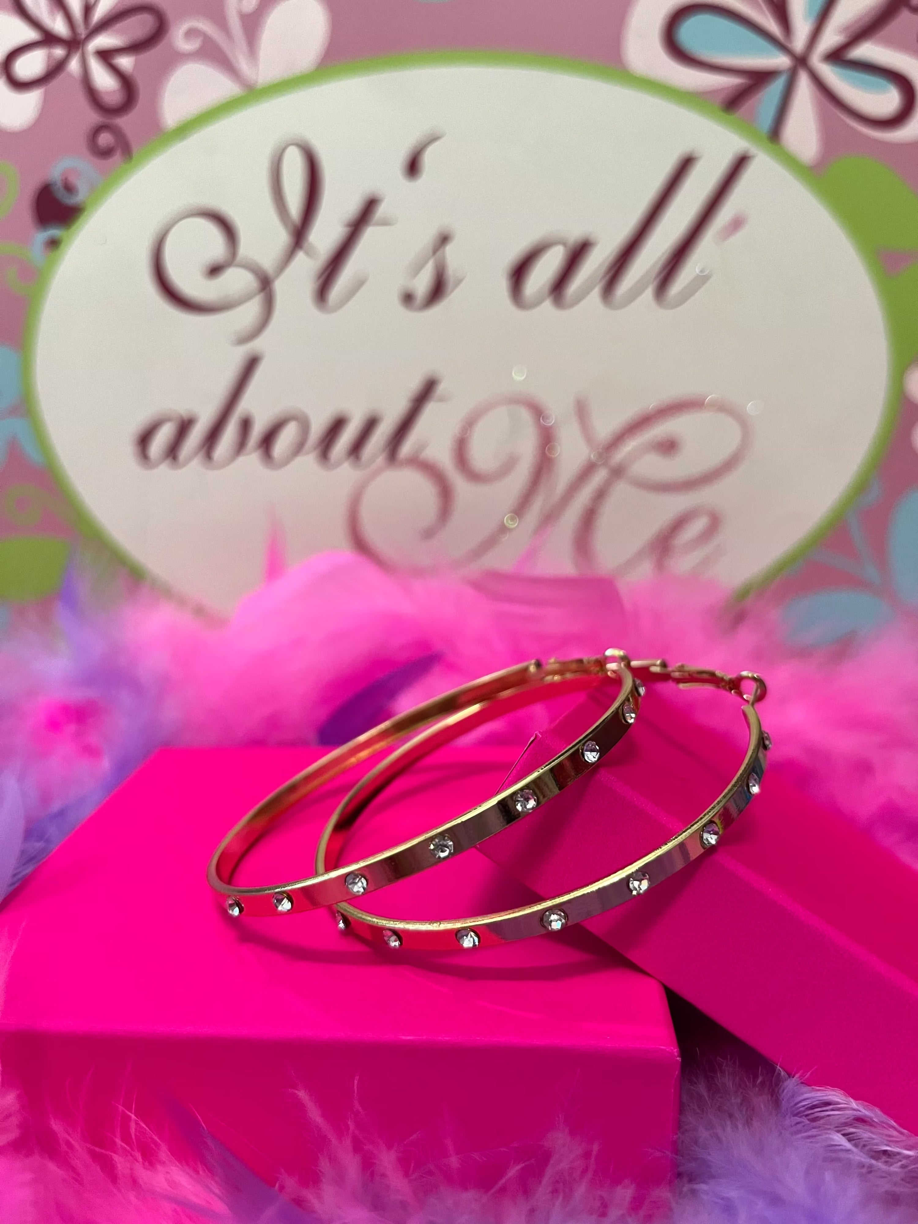 Main character hoop earrings