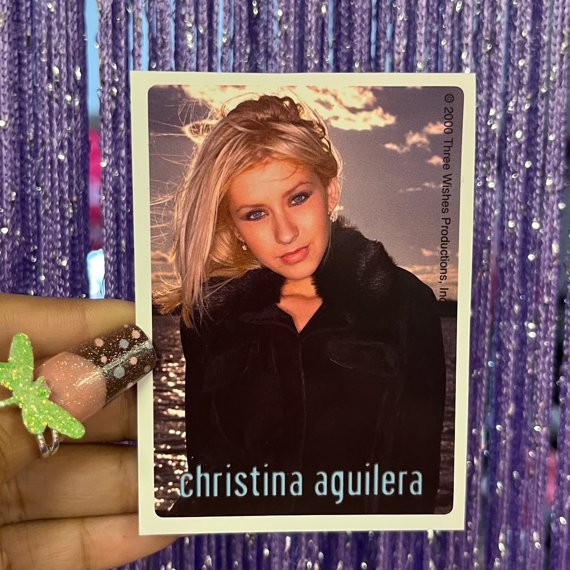 Vintage Christina Aguilera stickers