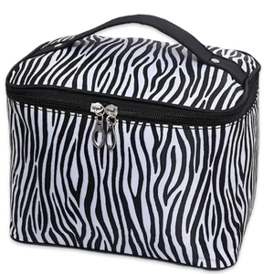 Zebra print makeup case