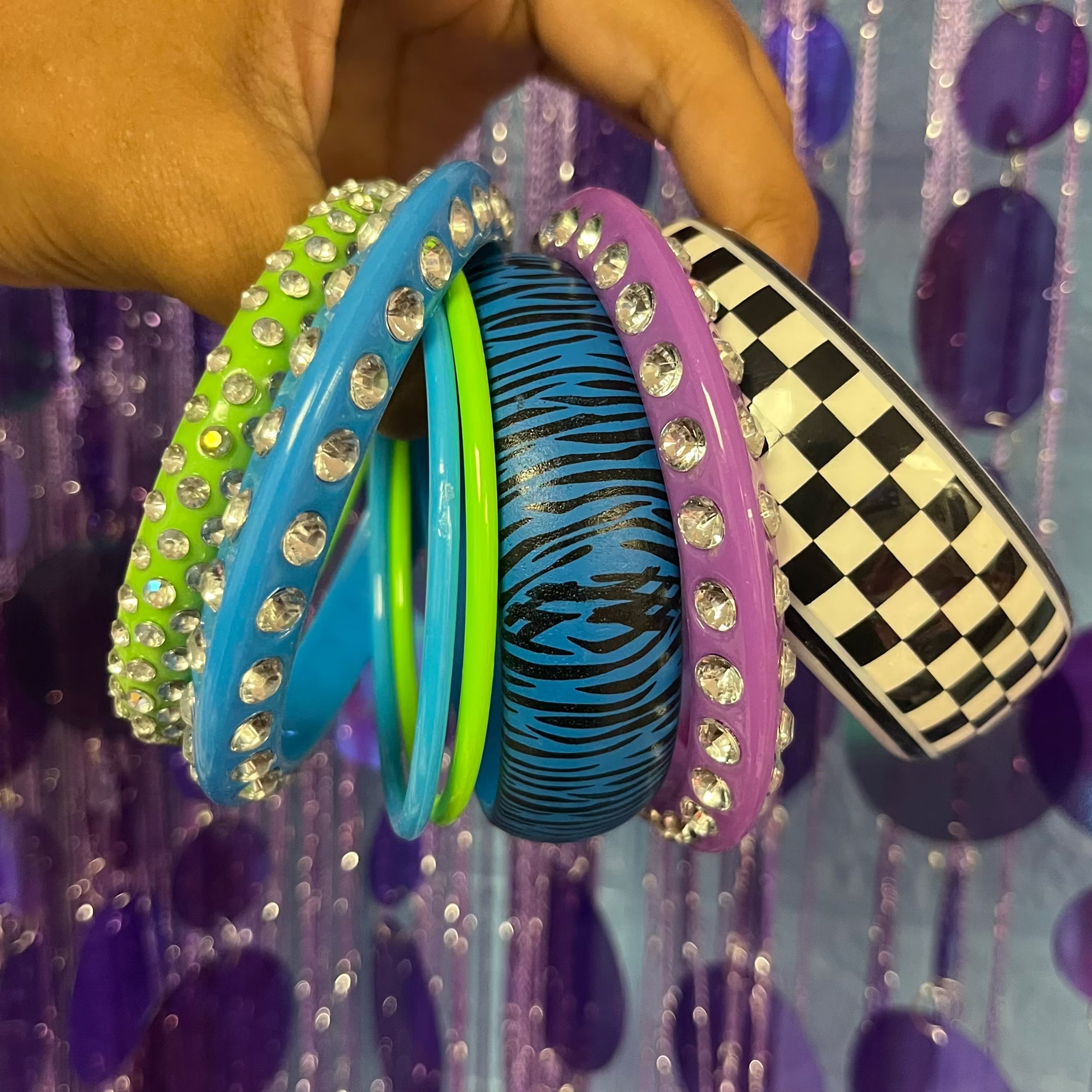 Bumpin that curated vintage bangle bracelet set