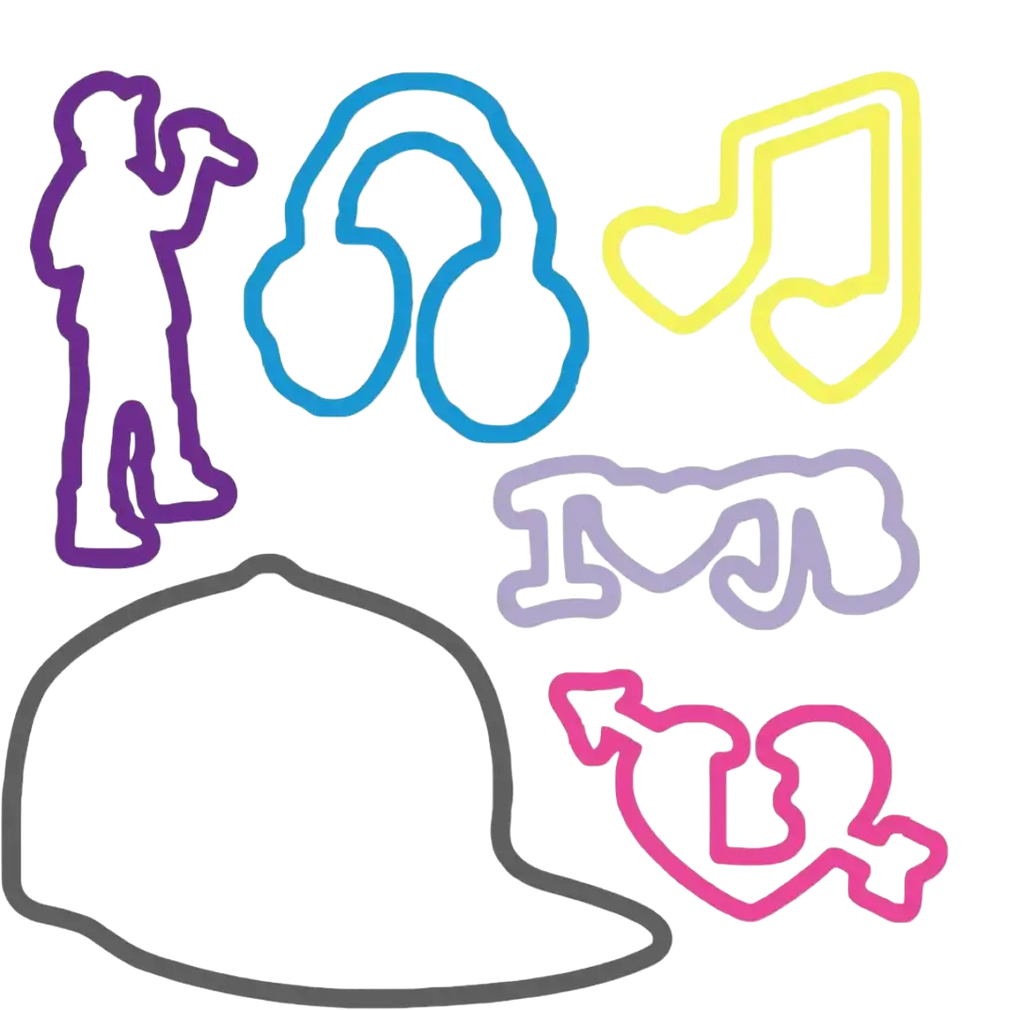 Justin Bieber silly bandz ♡ (24 pack)