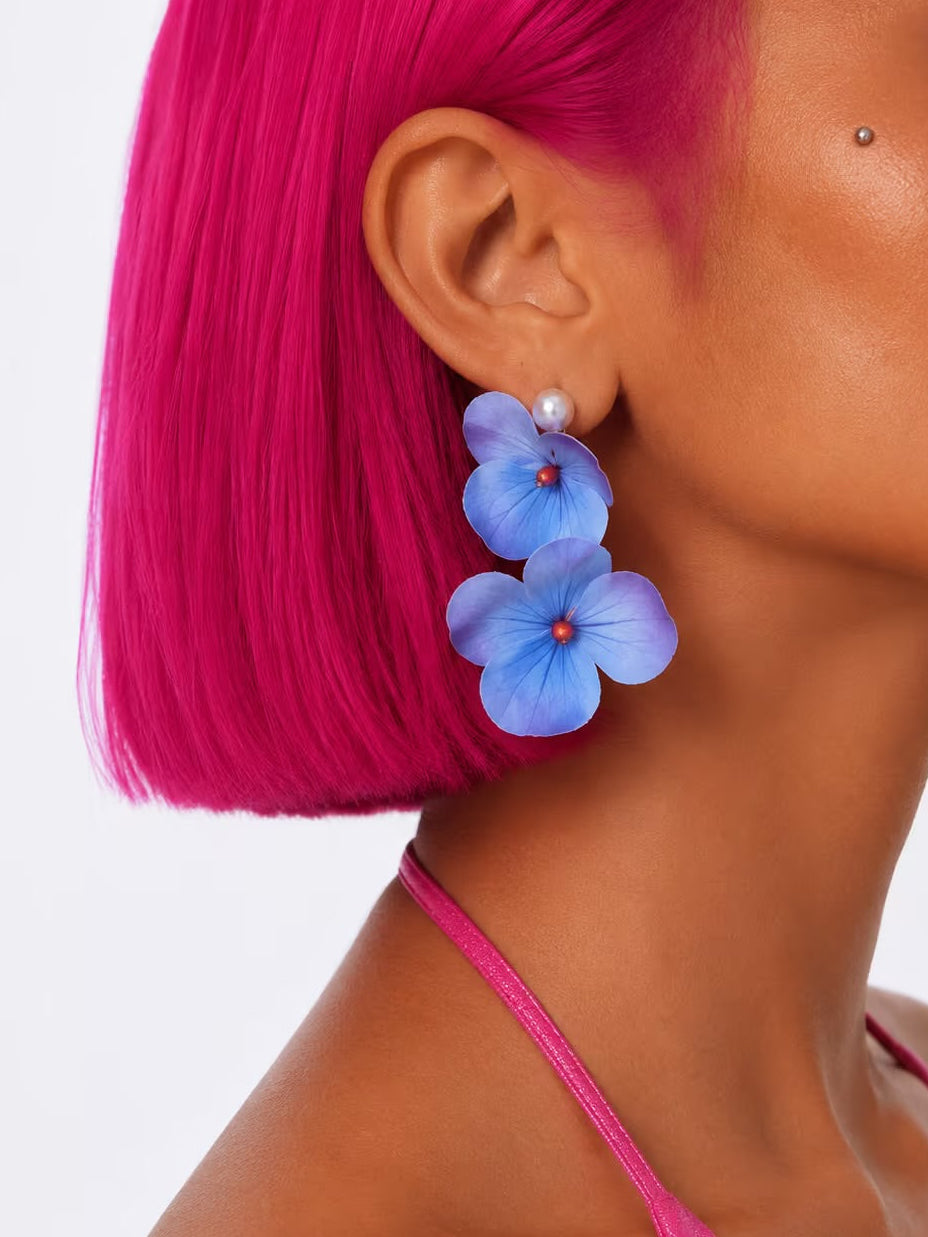 Delicate bloom earrings