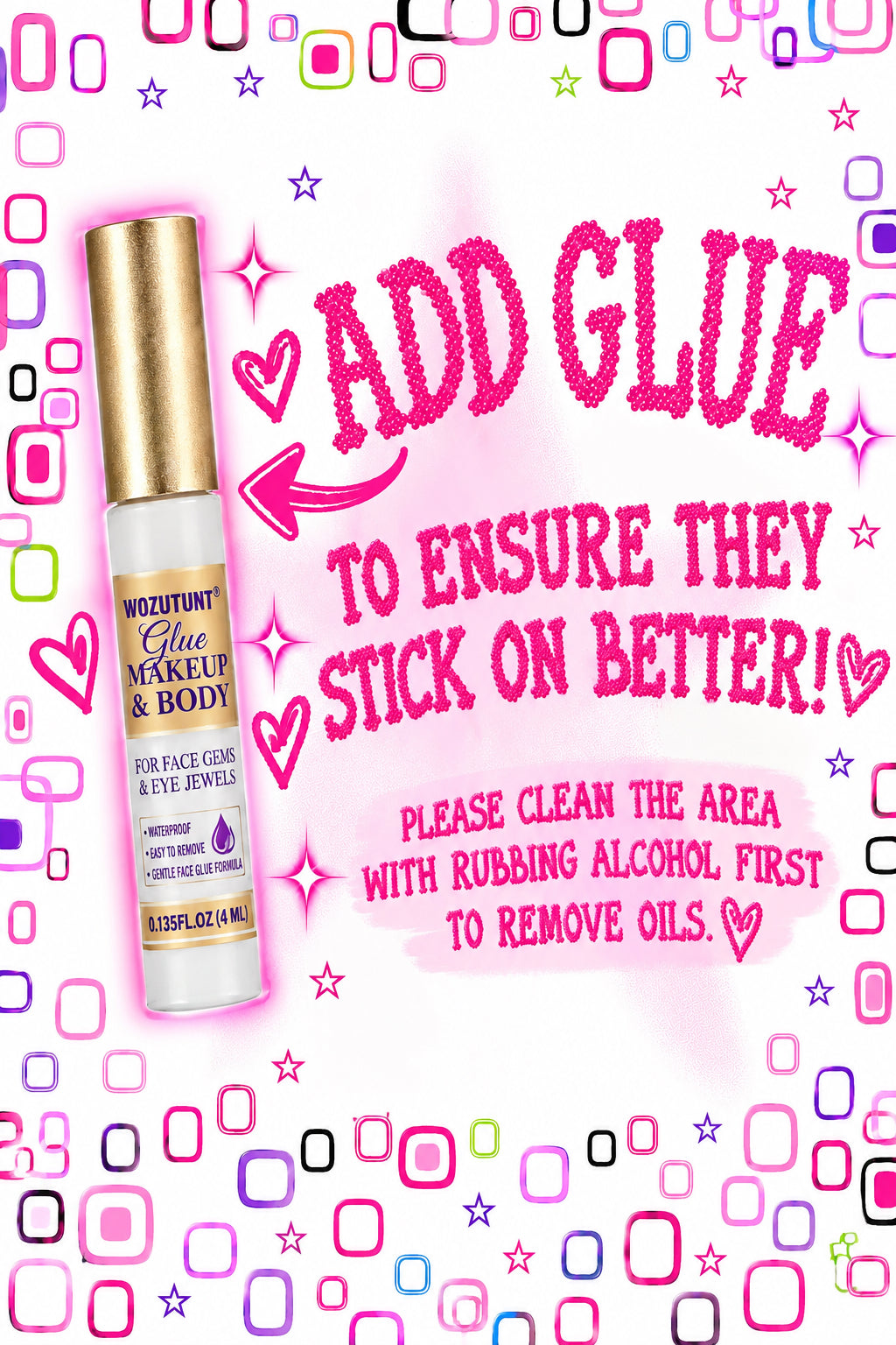 Bratty baby rhinestone lip tattoos