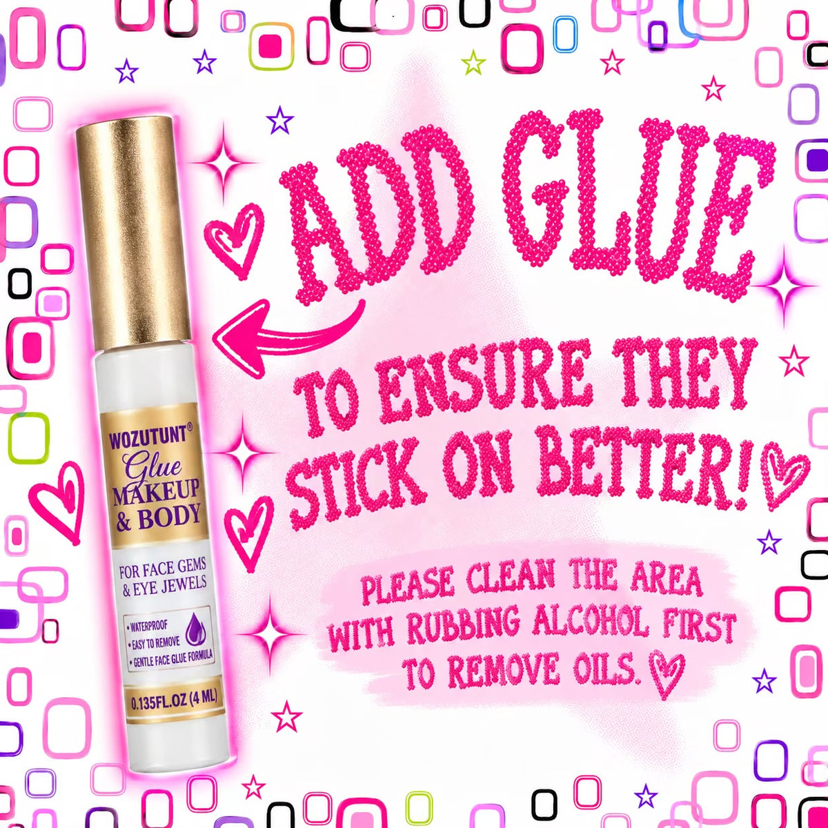 Bratty baby rhinestone lip tattoos