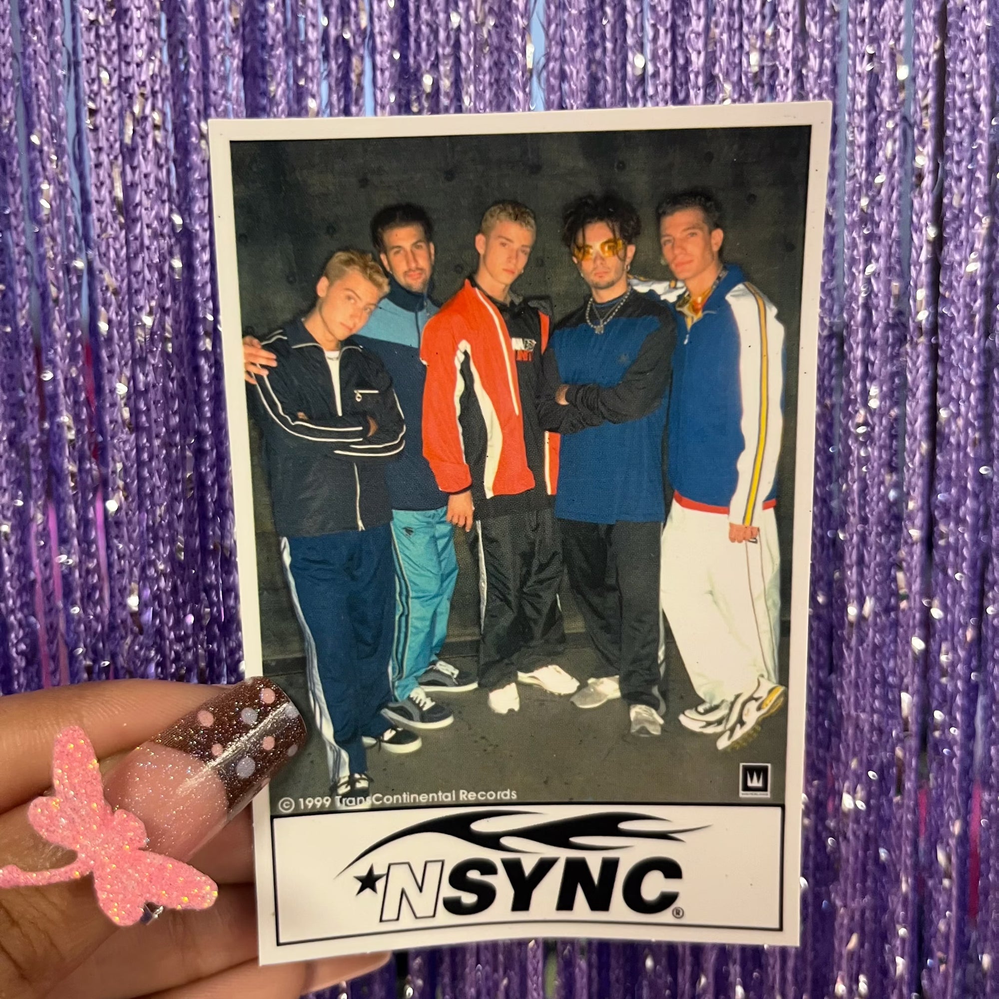 Vintage nSYNC stickers