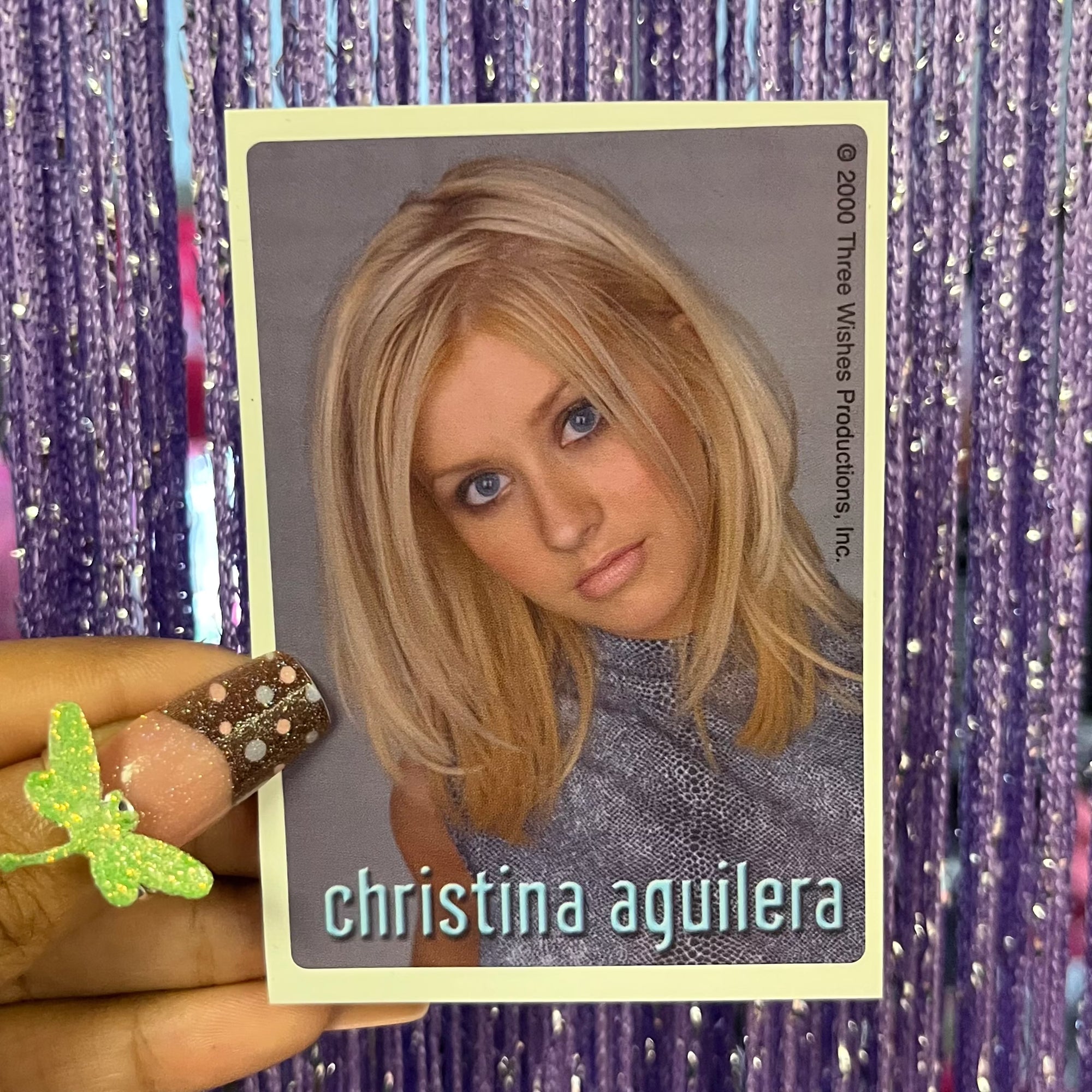 Vintage Christina Aguilera stickers
