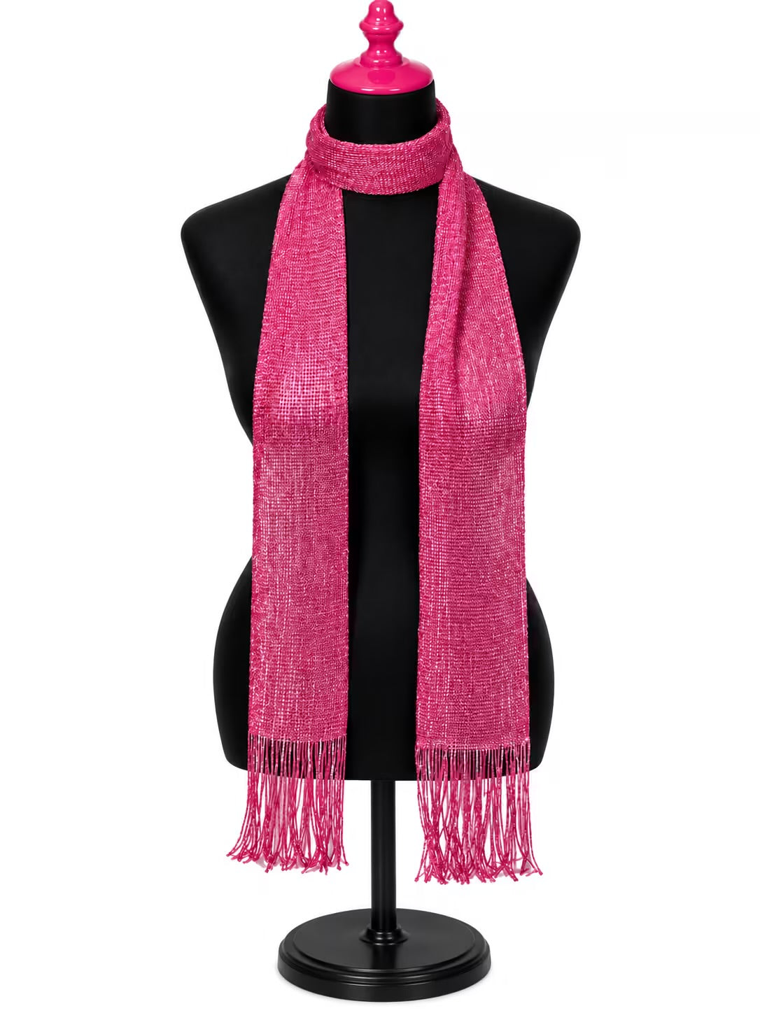 The hot pink Dakota scarf