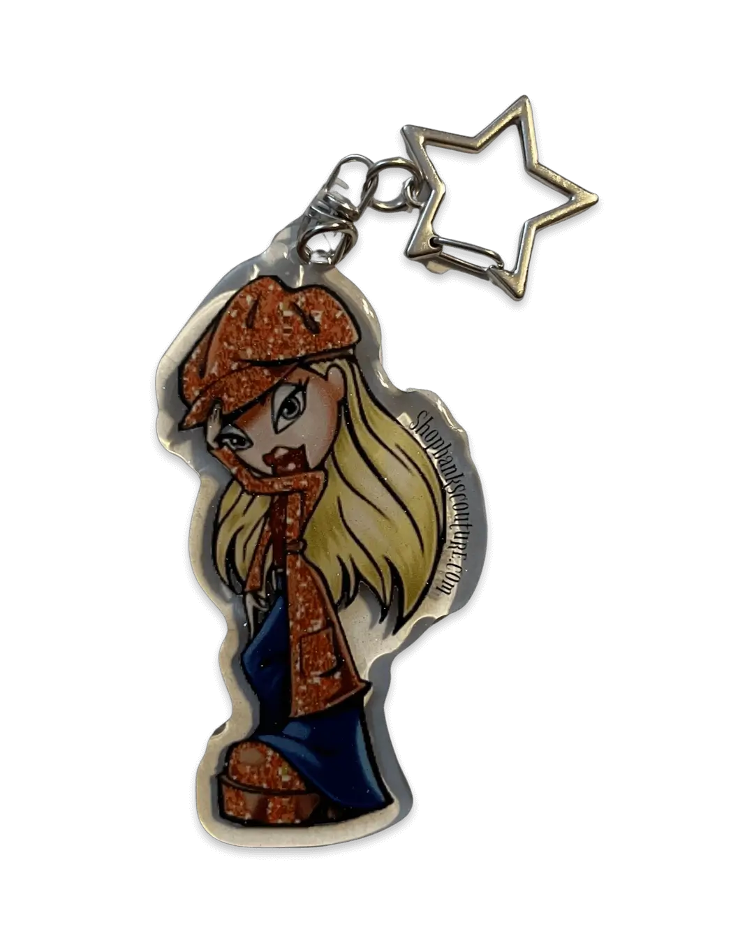 Cloe bratz glitter keychain ☆