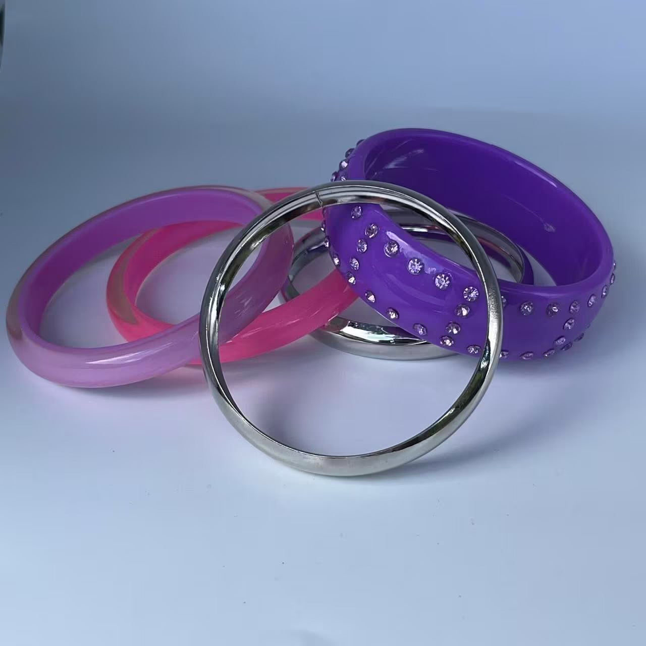 Mandi bling bangle bracelet set