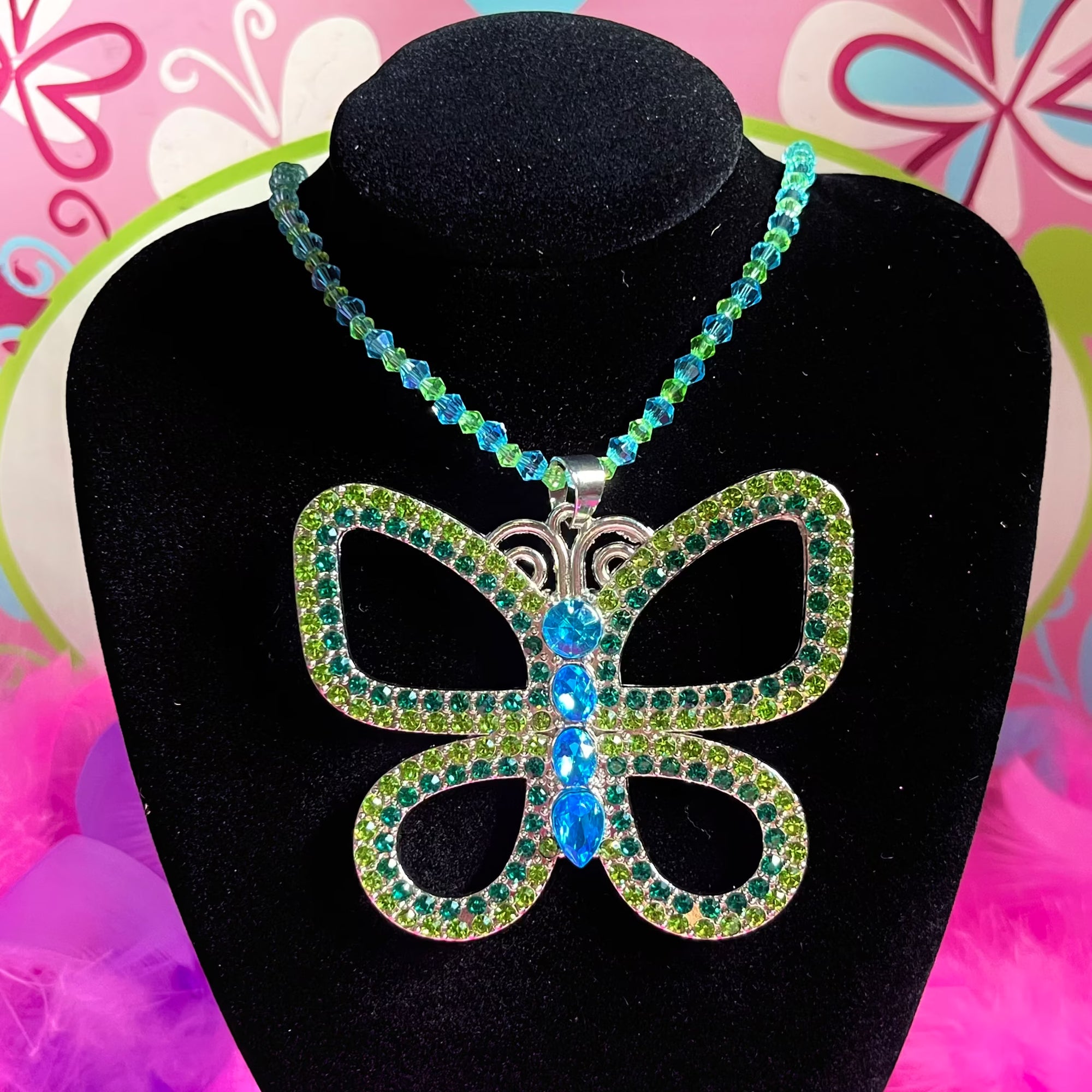 13 going on 30 blue necklace