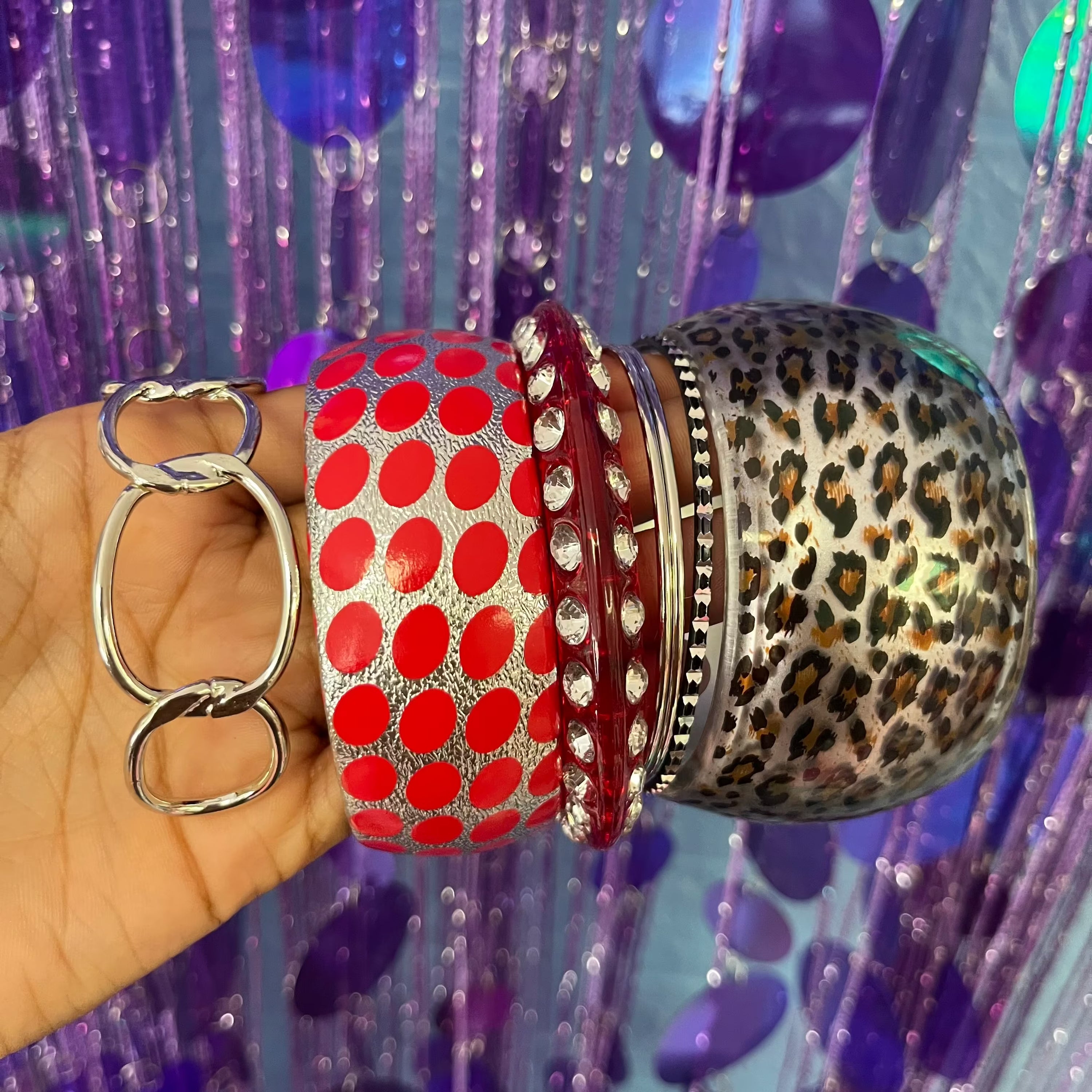 Rockstars gf curated vintage bangle bracelet set