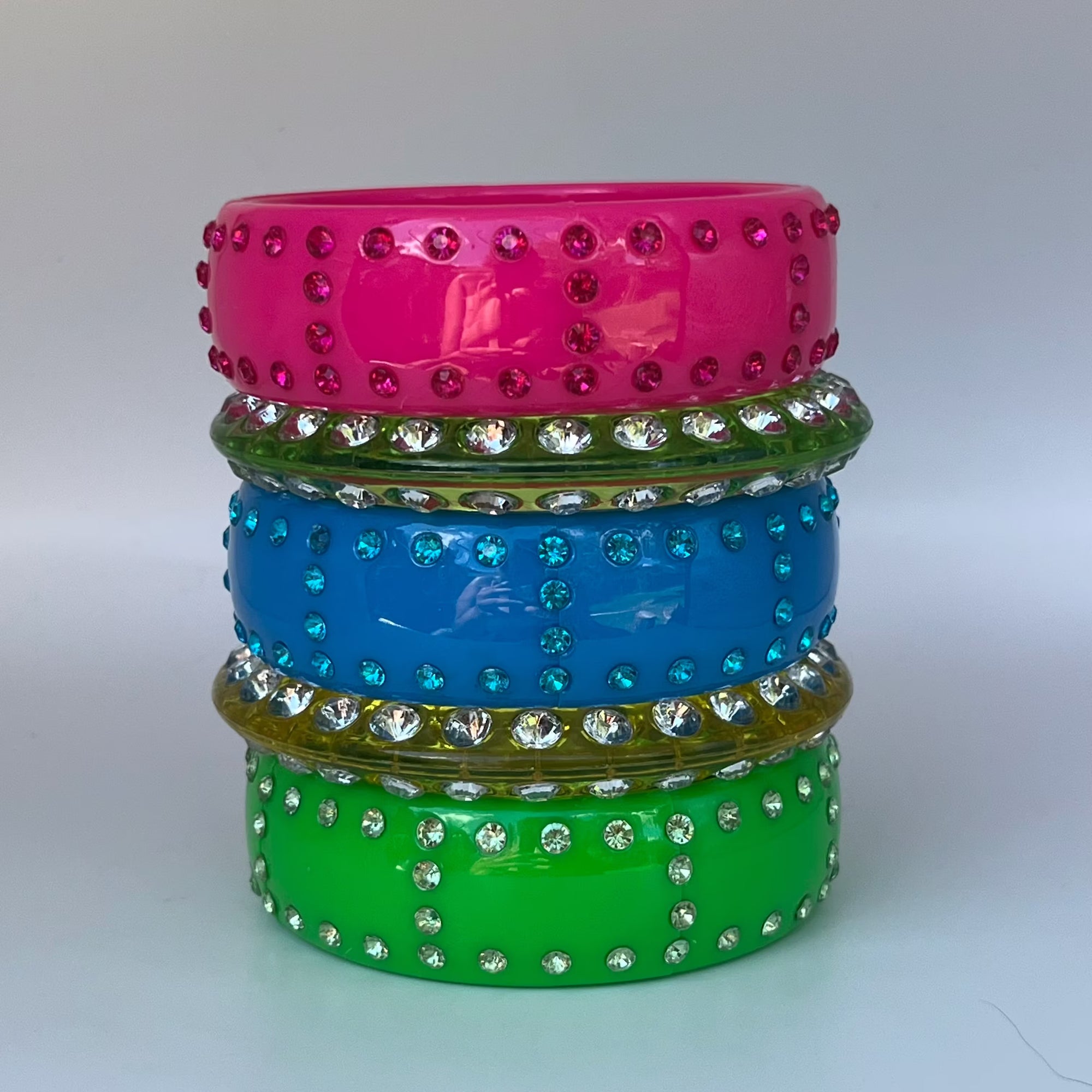 Cydni bling bangle bracelet set
