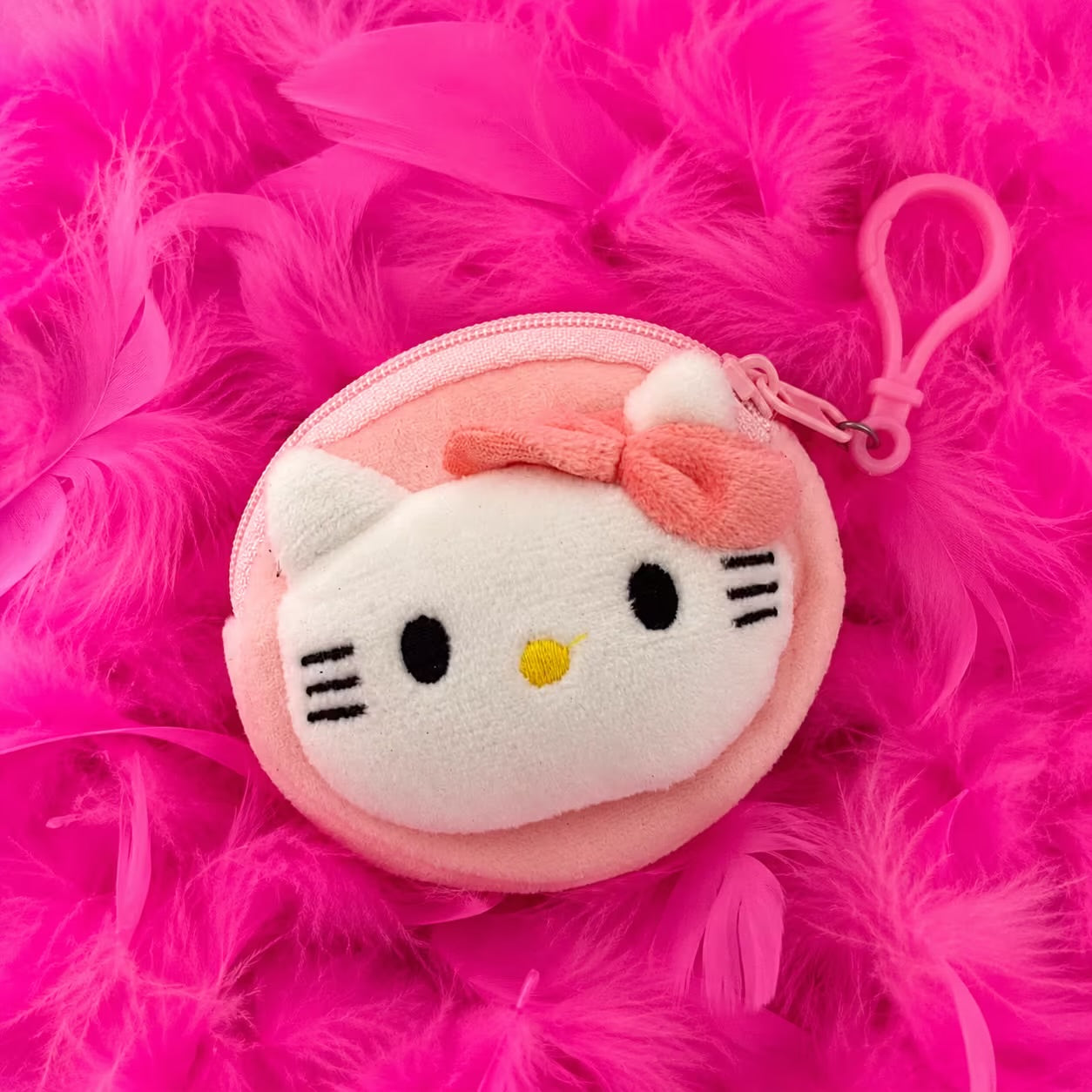 Hello kitty plush coin purse