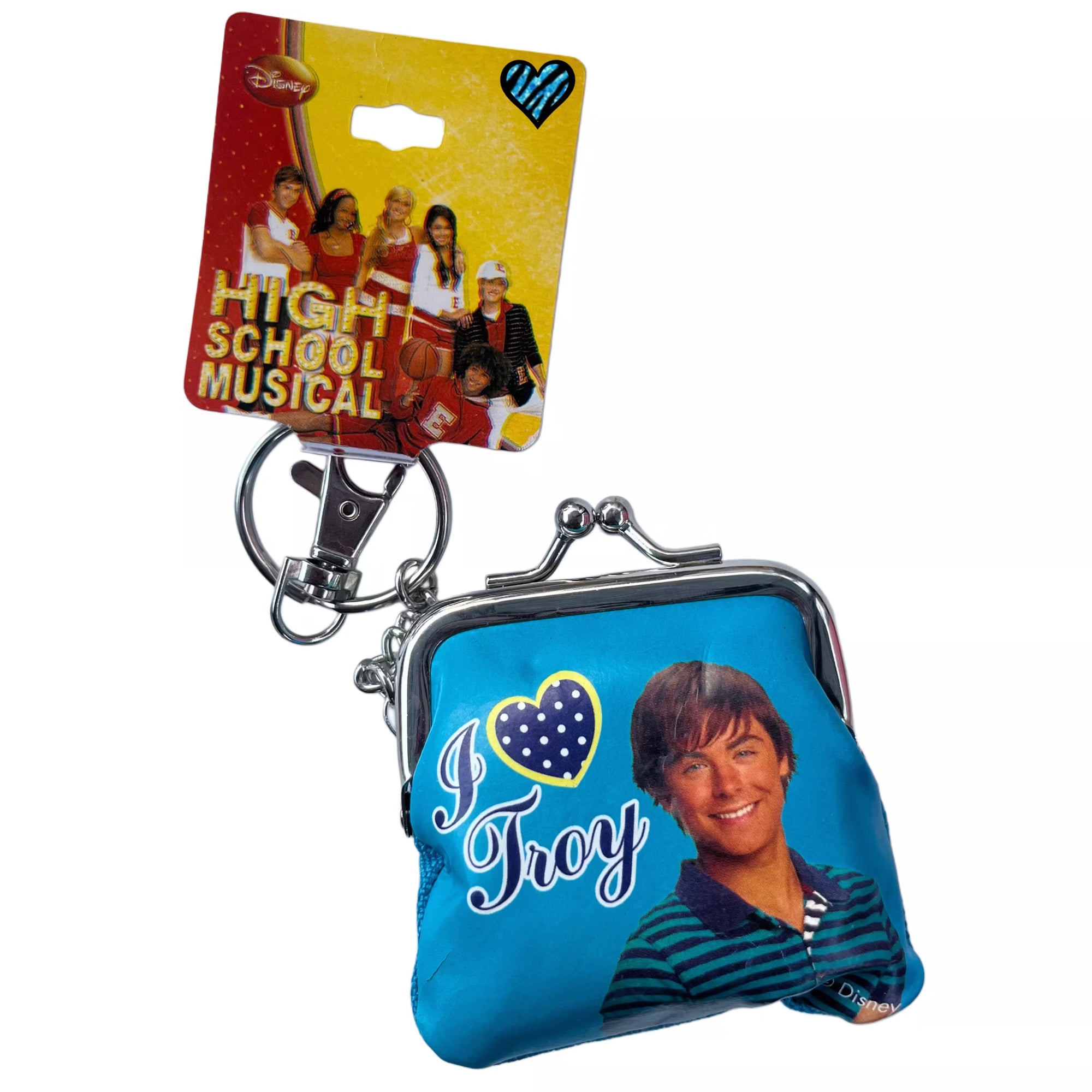 HSM I love Troy keychain coin purse