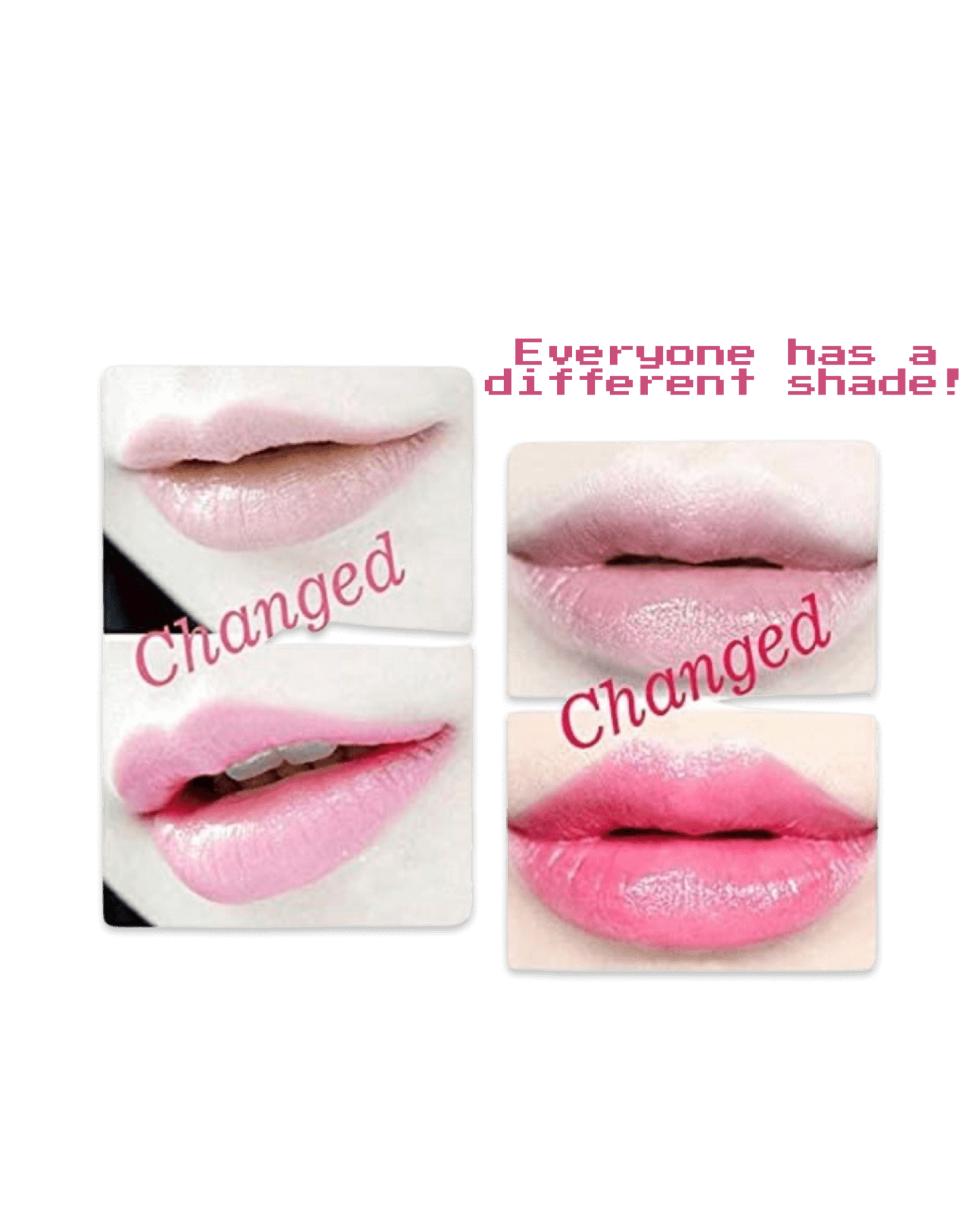 Color changing lipstick