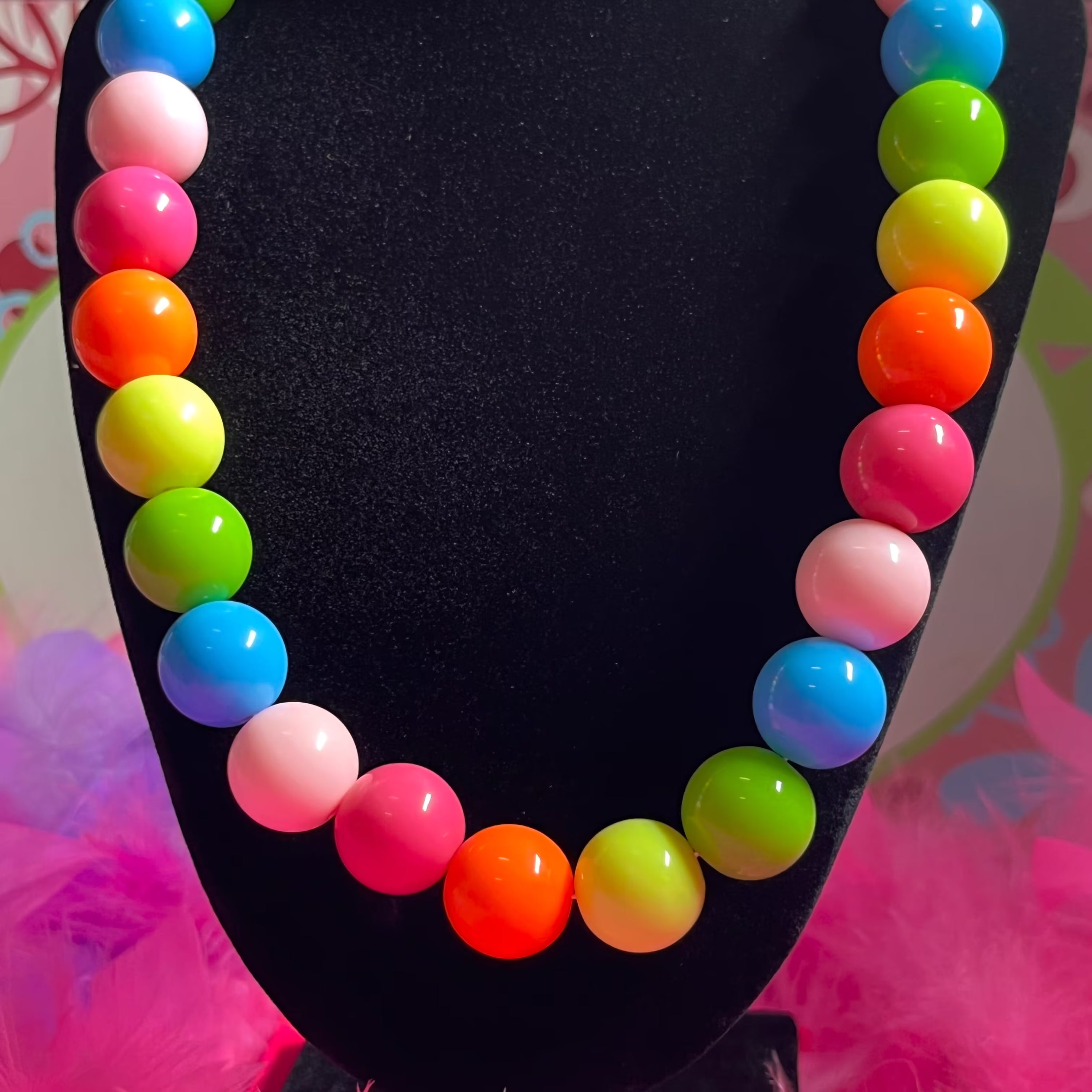 Candy cravings beaded necklace