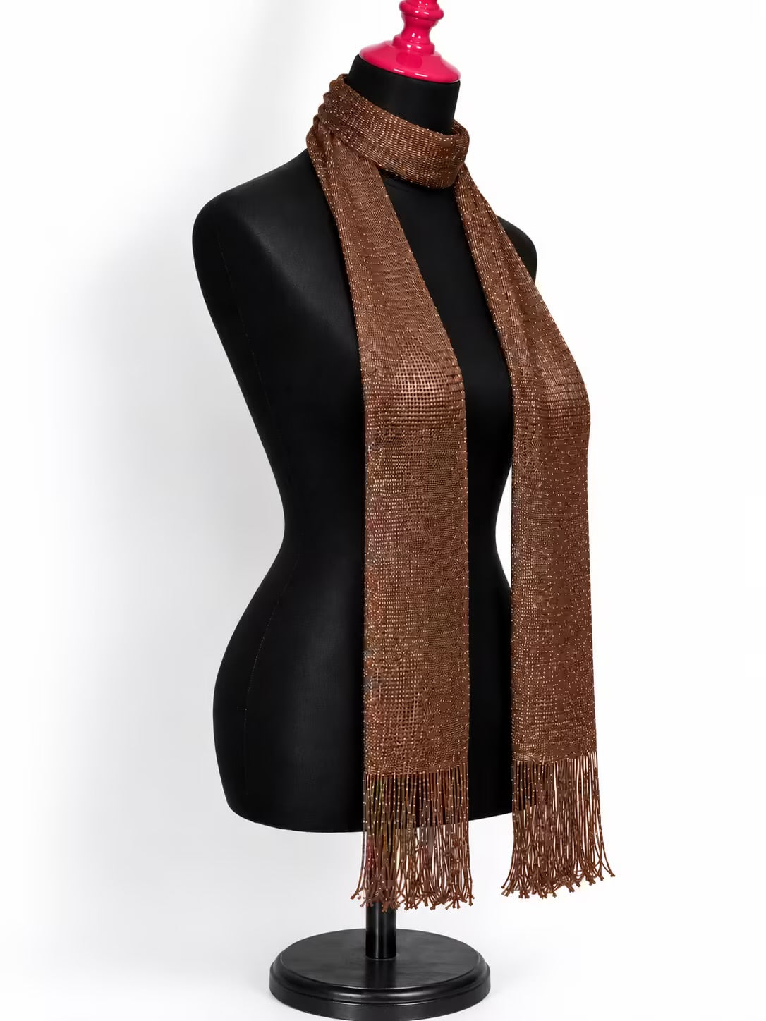 The brown Dakota scarf
