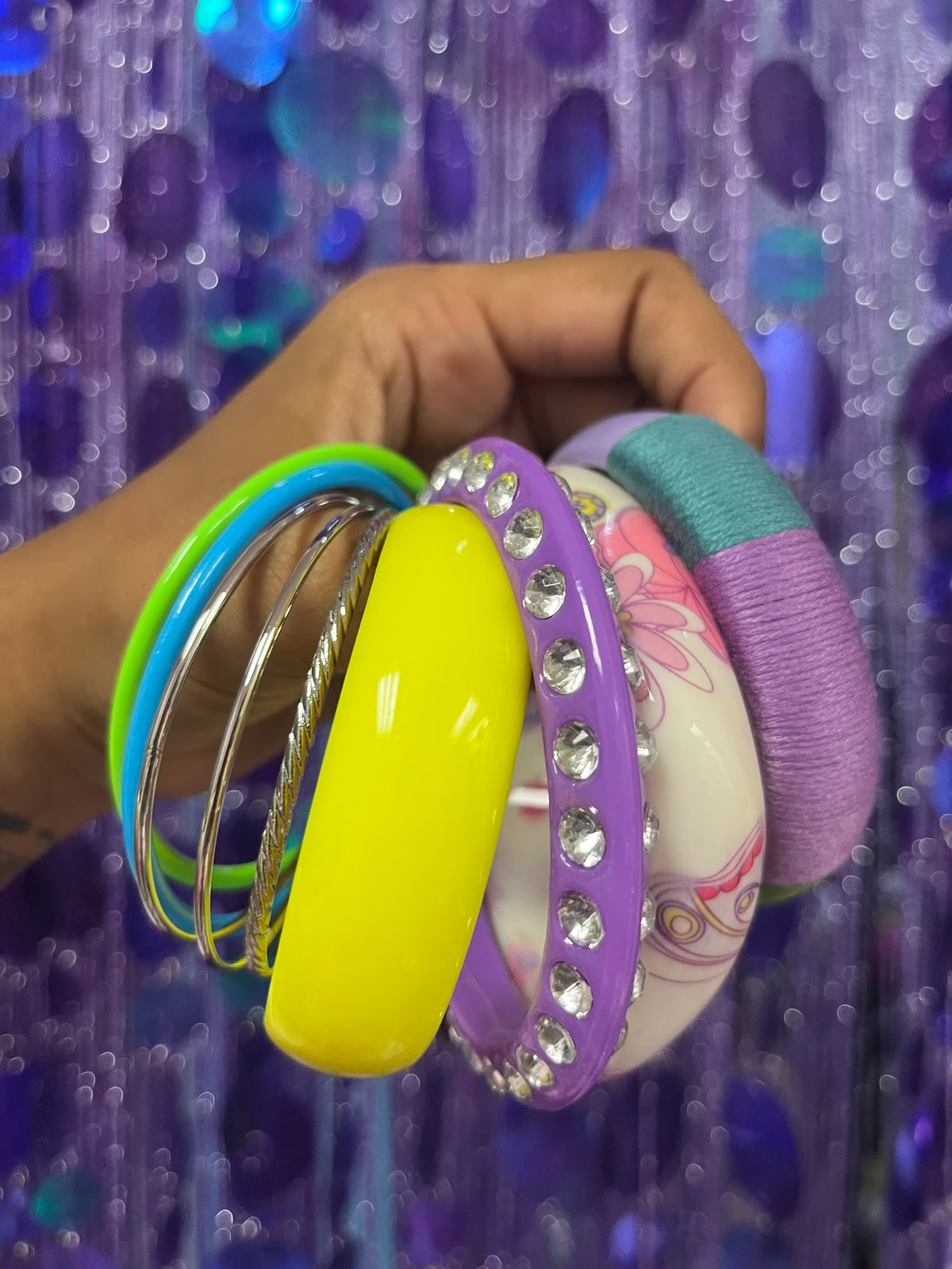 soft n sweet curated vintage bangle bracelet set